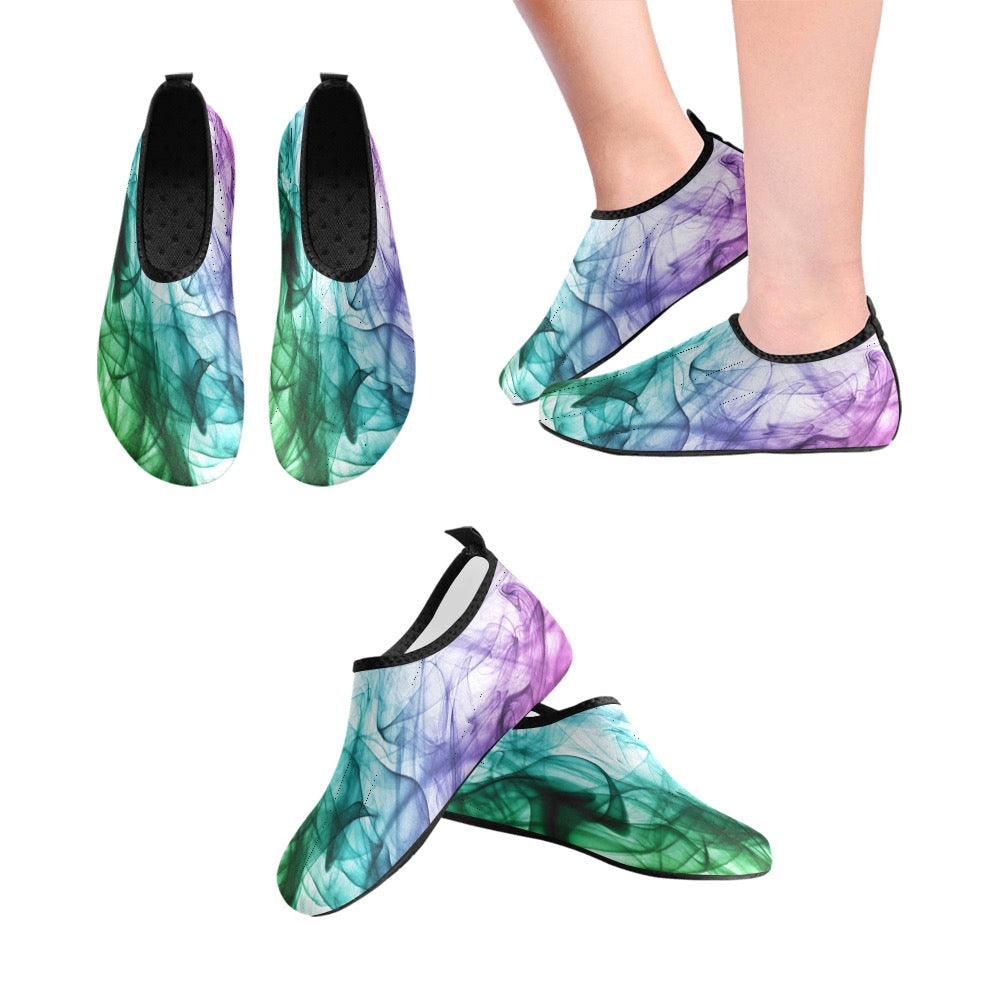 Color Whirl Kids' Slip-On Water Shoes