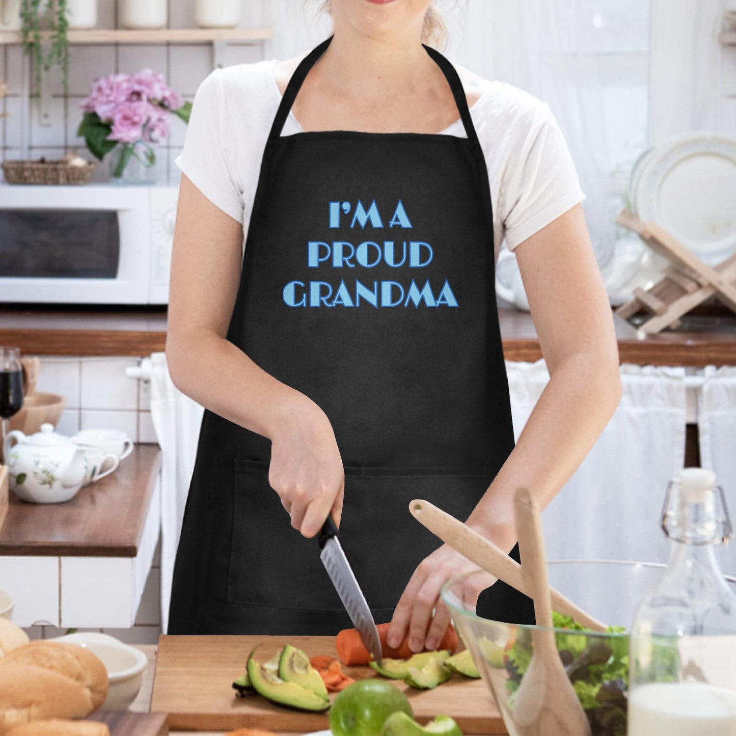 I'm A Proud Grandma Waterproof Apron for Women