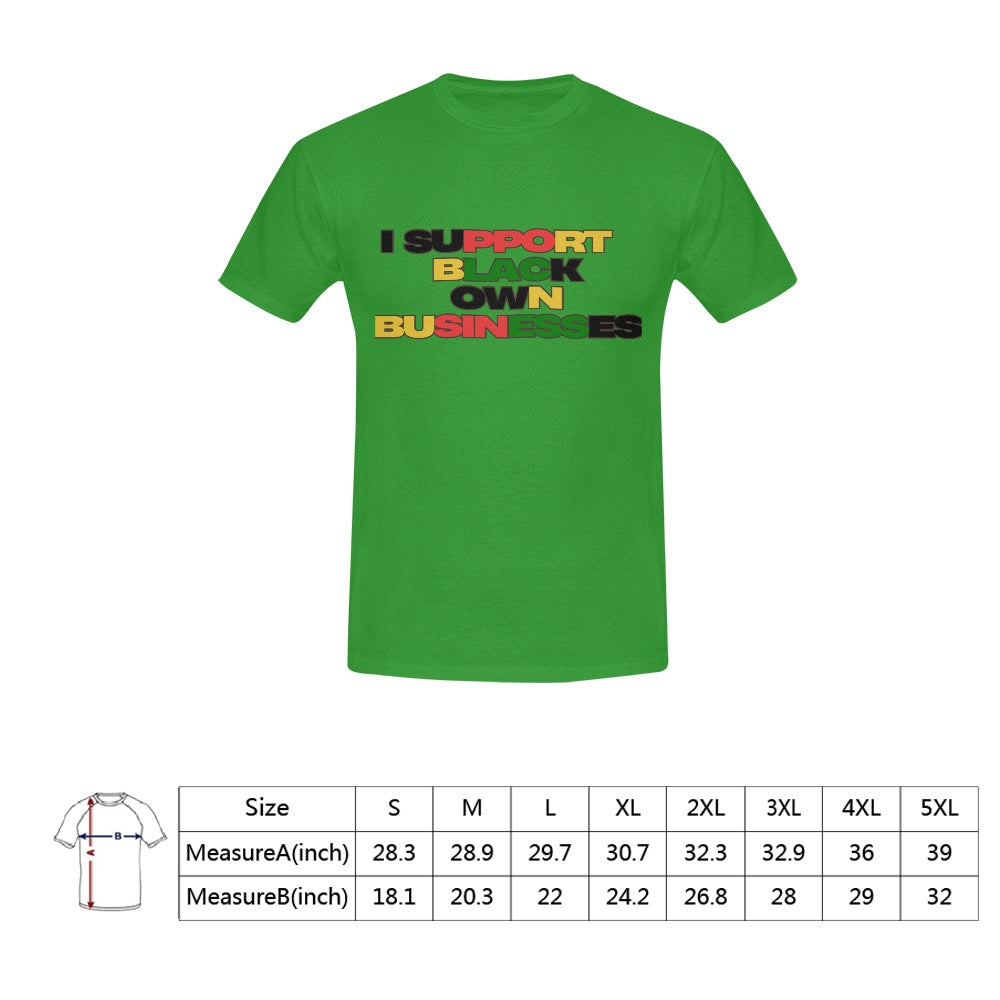Support Black Businesses Men's T-Shirt