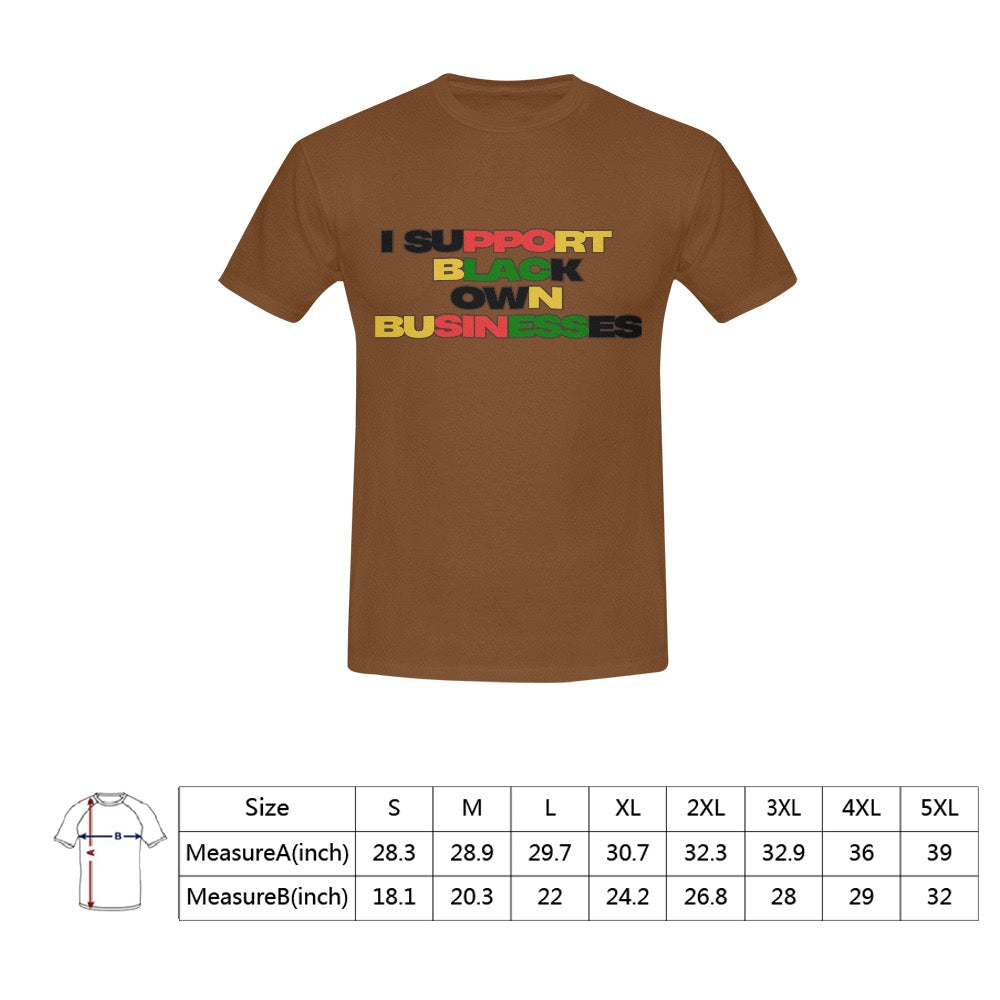 Support Black Businesses Men's T-Shirt