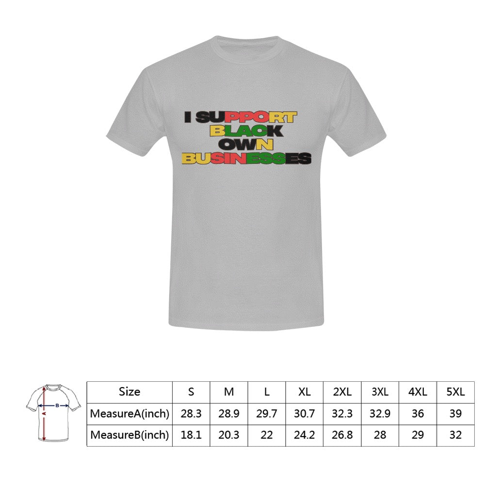 Support Black Businesses Men's T-Shirt