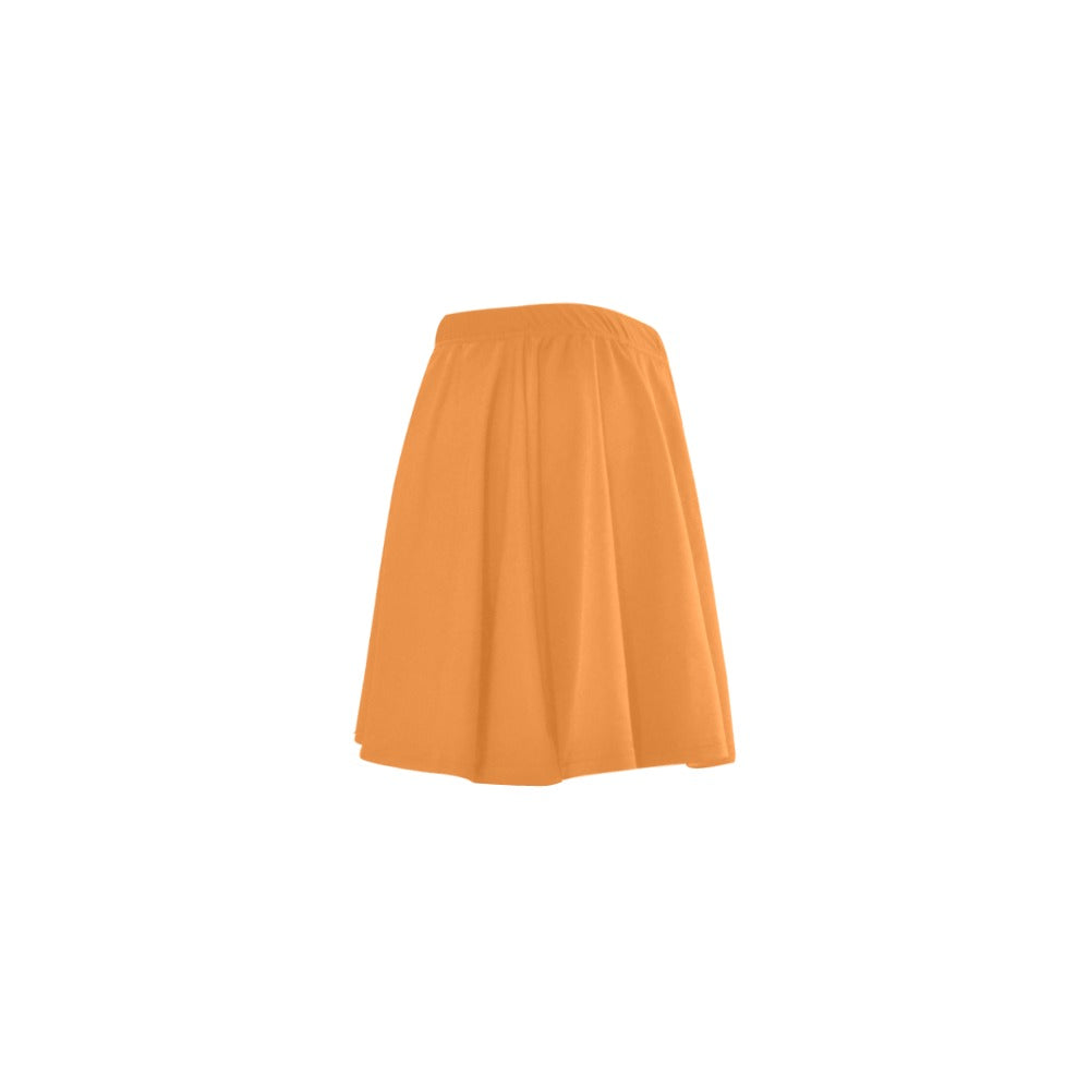 Orange Mini Skating Skirt