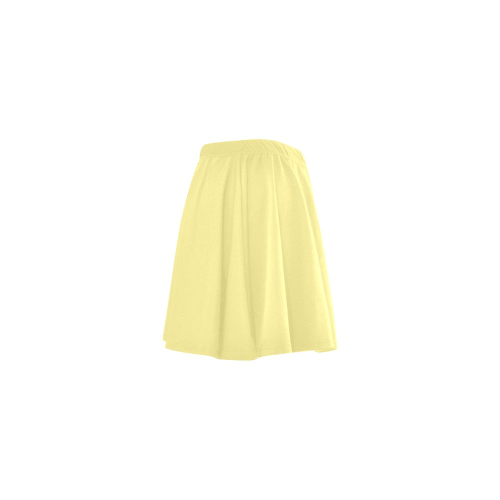Pale Yellow Mini Skating Skirt