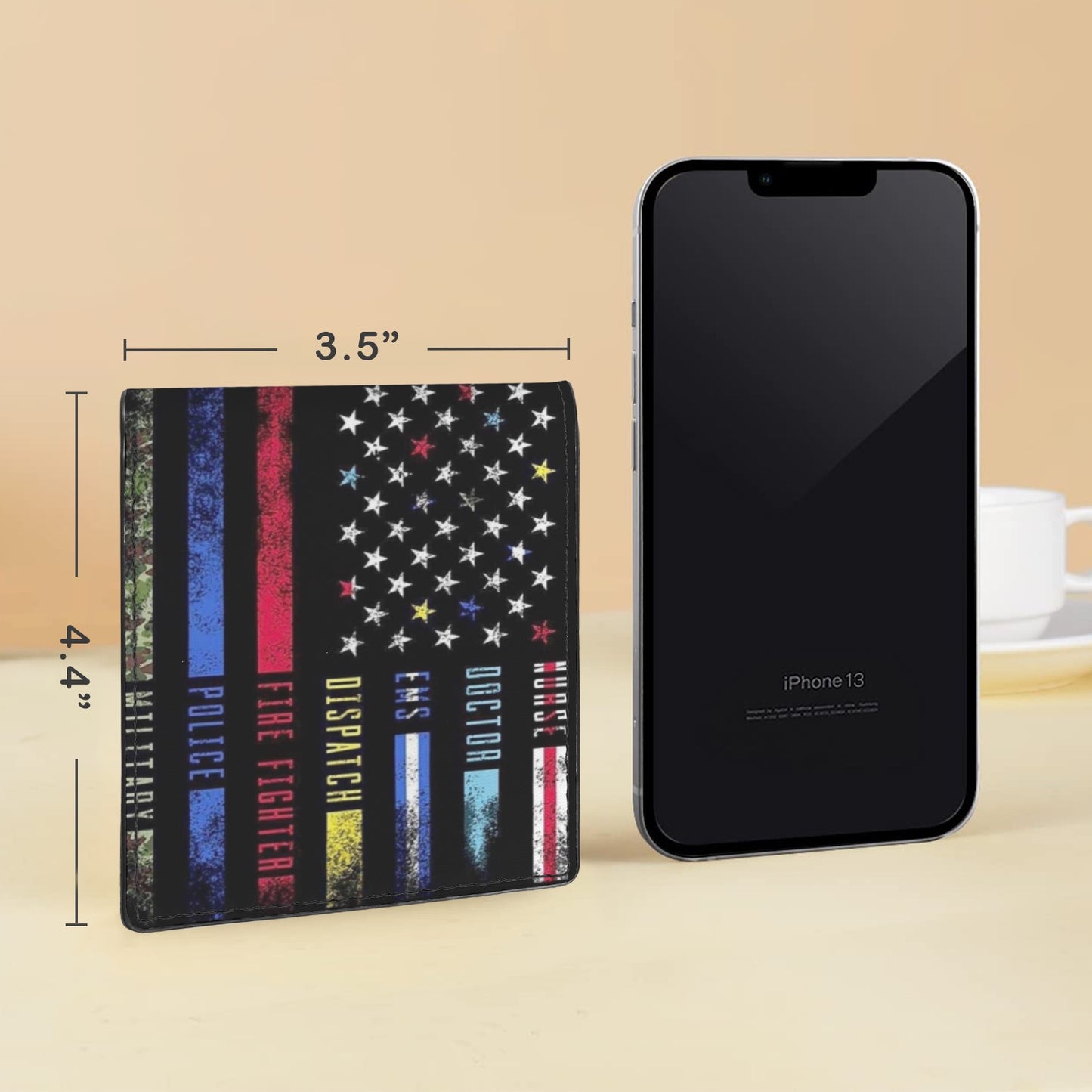 First Responders Unisex Bifold Wallet with Multi Slots