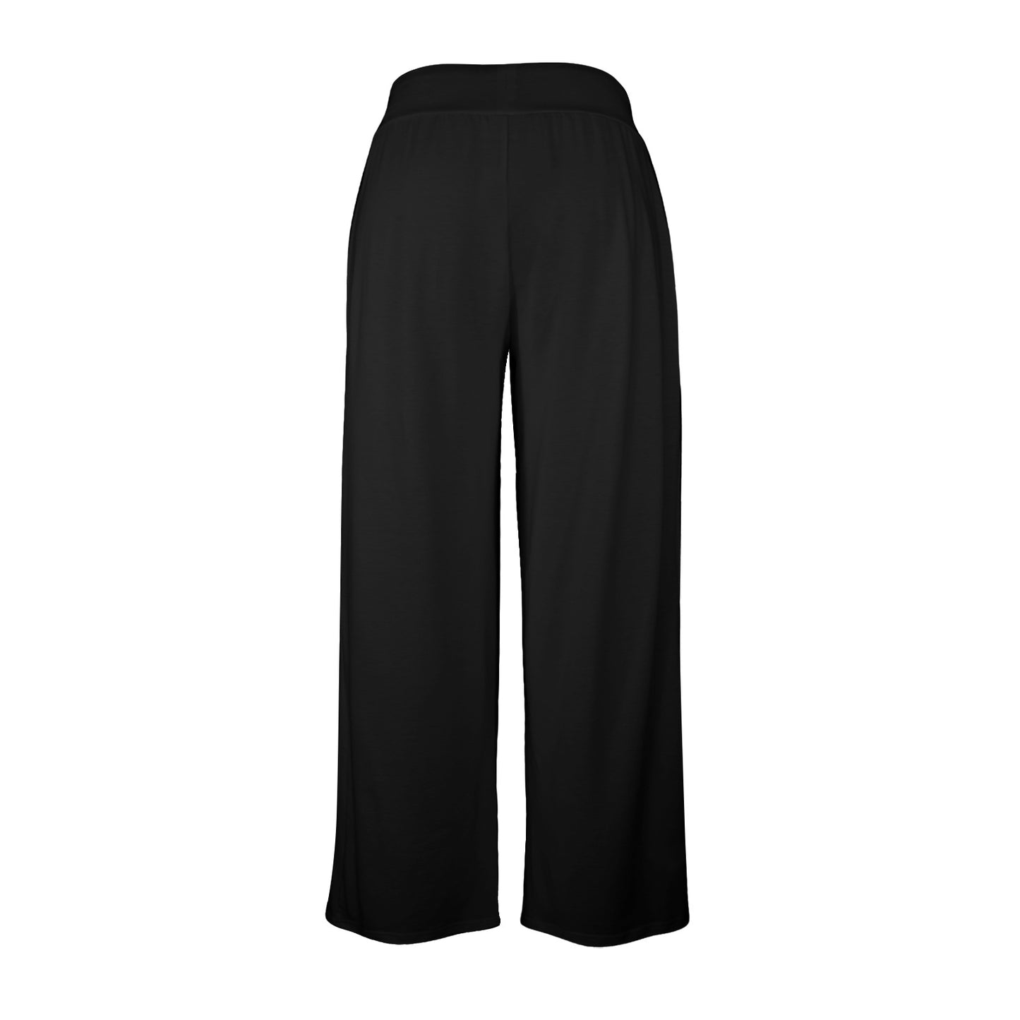Black Women's Wide Leg Lounge Pants