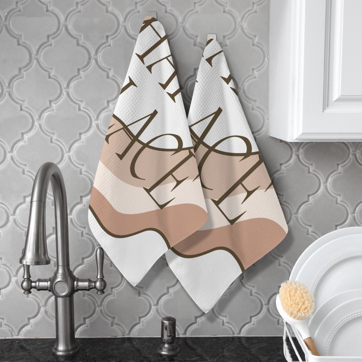 My Happy Place Kitchen Towel 40x60cm (One Side&2-Pack)