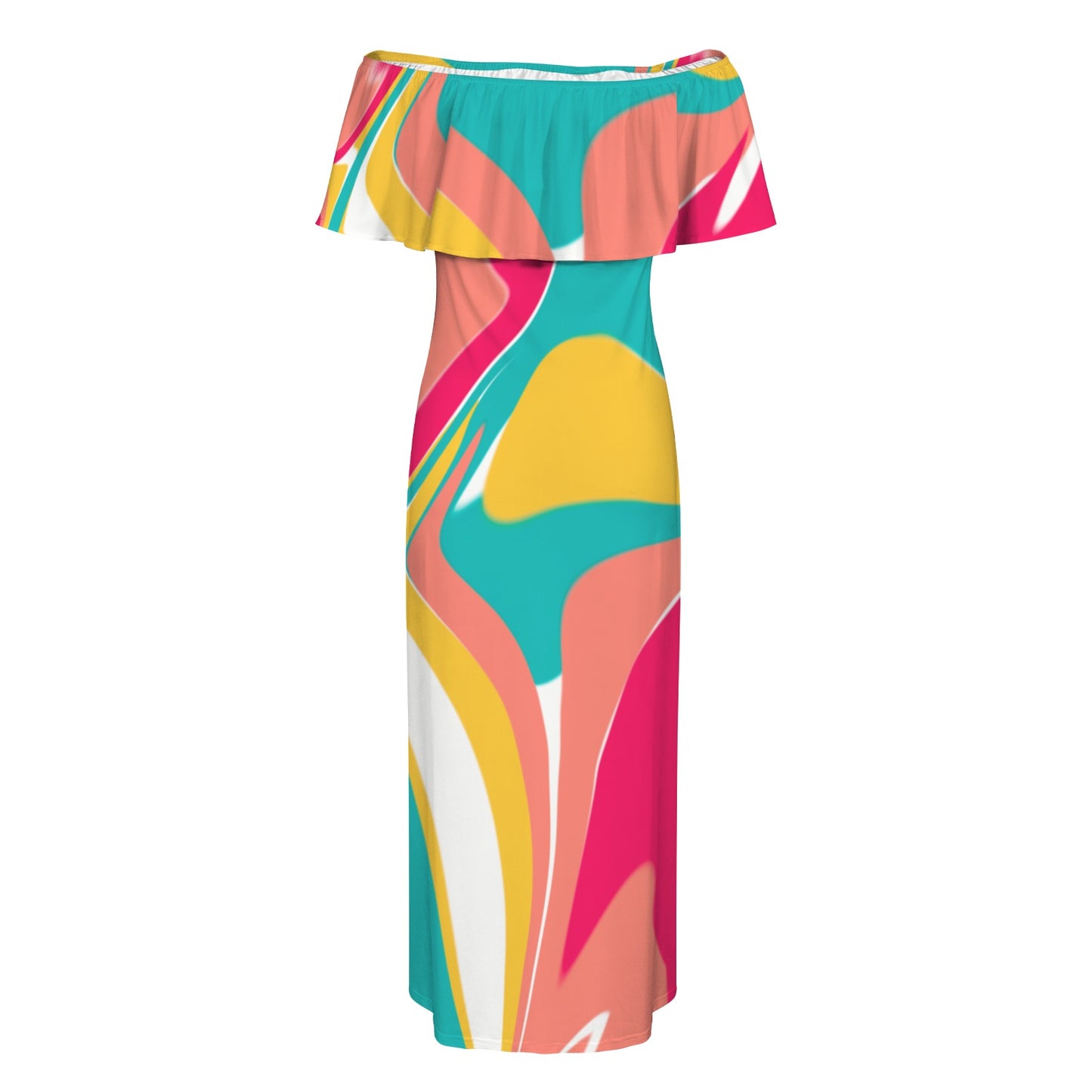 Easter Bliss Women's Off Shoulder Dress