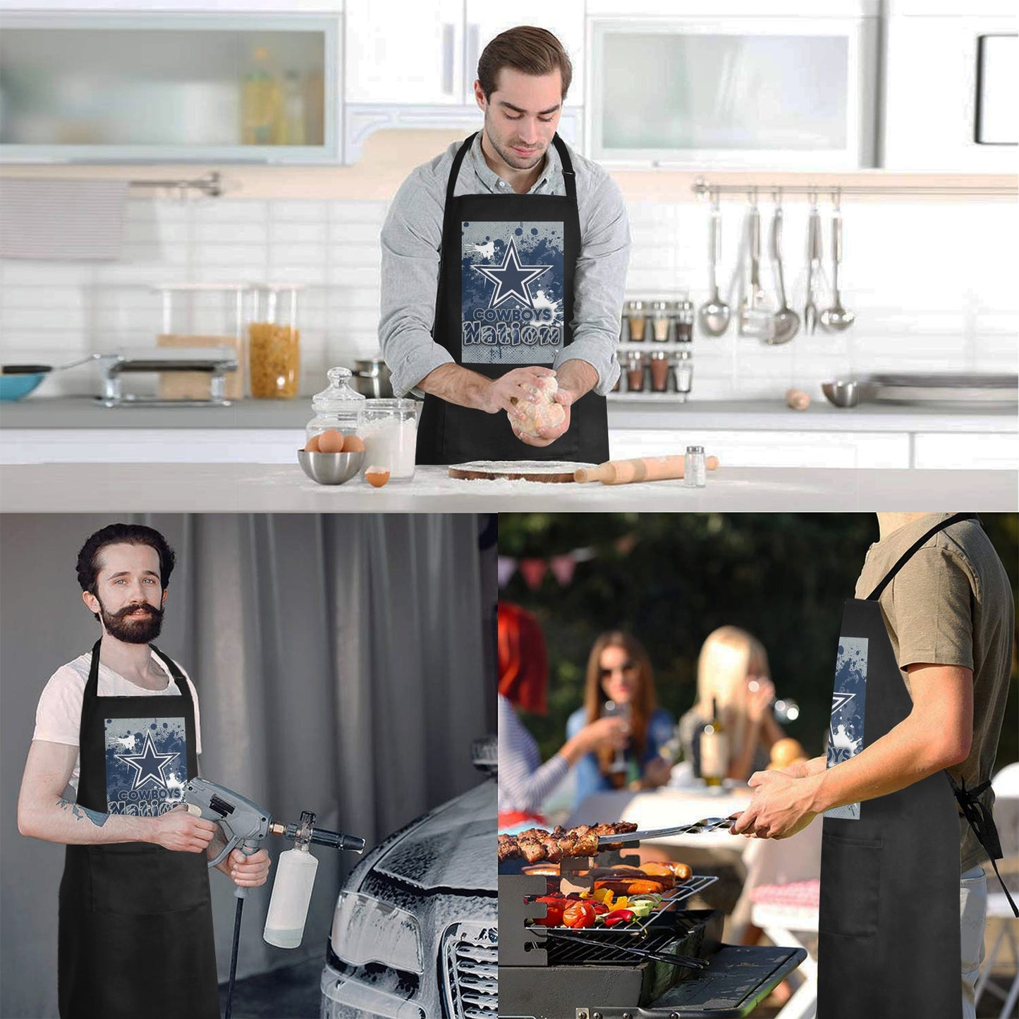 Cowboy Nation Waterproof Apron for Men