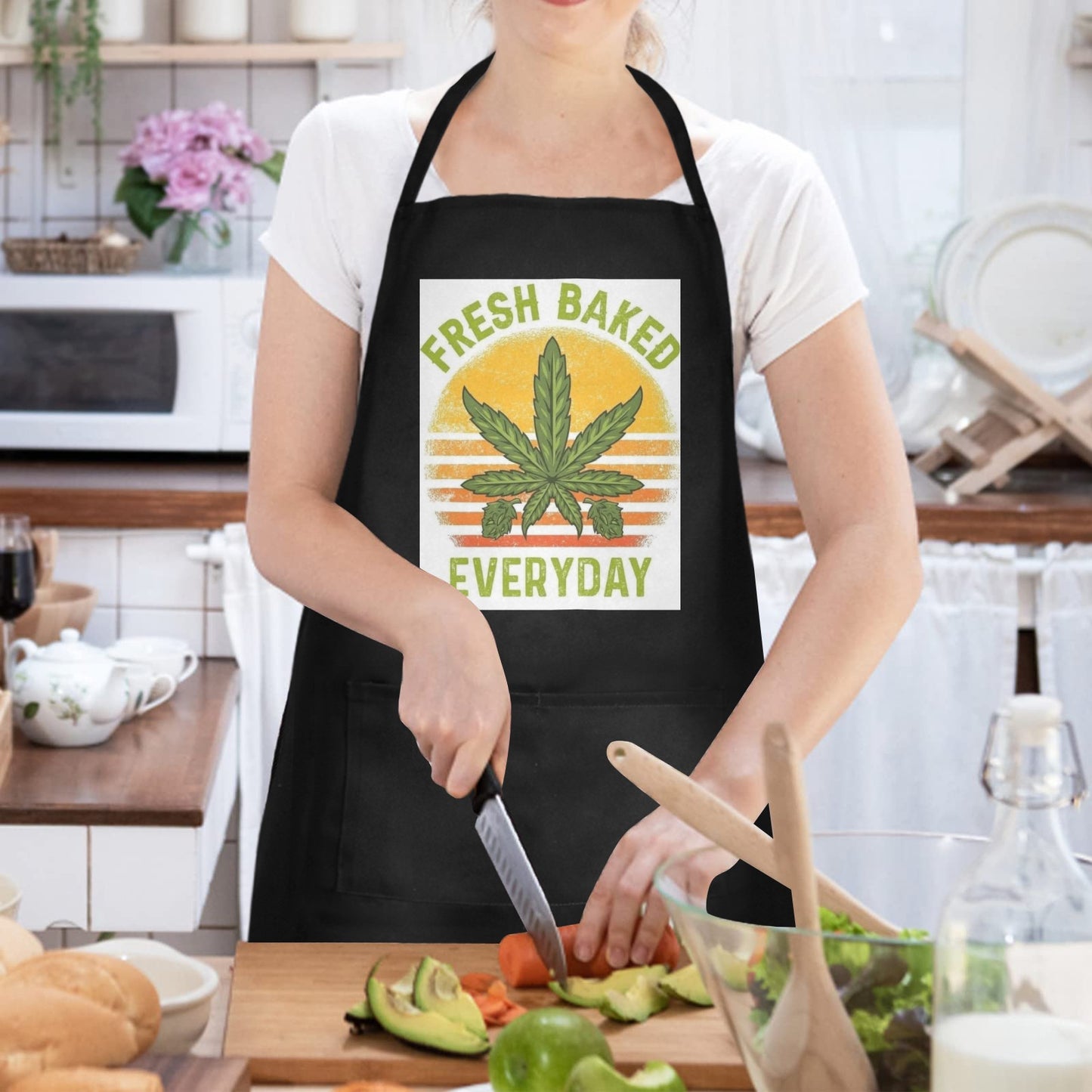 Fresh Baked Everyday Waterproof Apron for Women