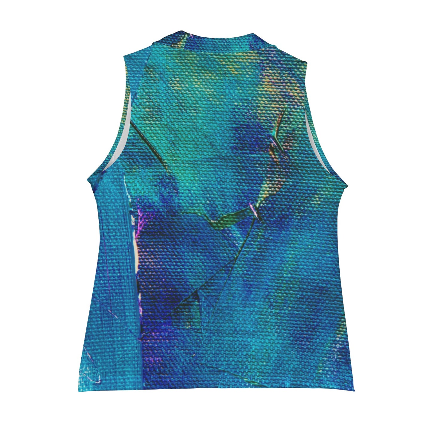 Blue Canvas Women's Sleeveless Blazer