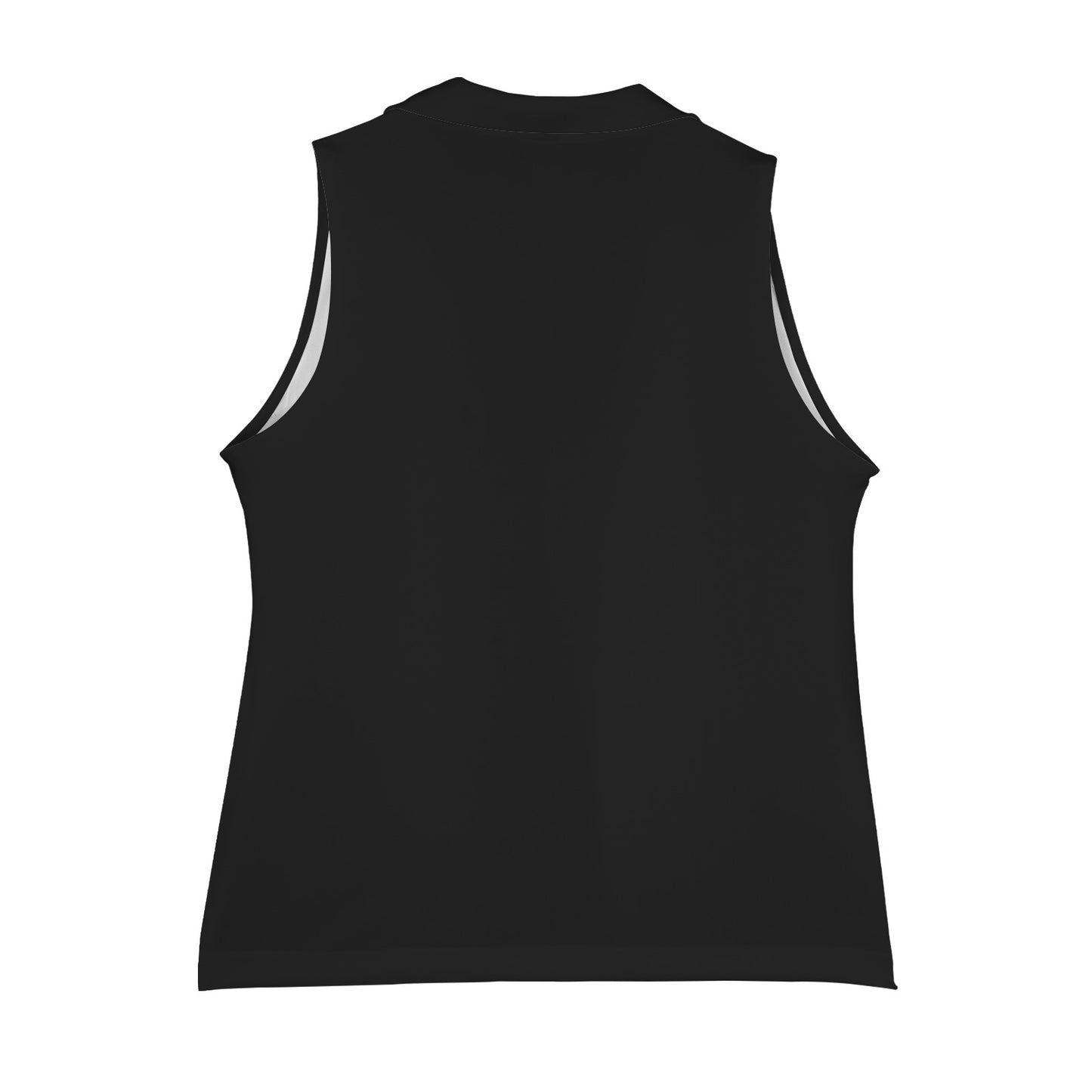 Black Women's Sleeveless Blazer