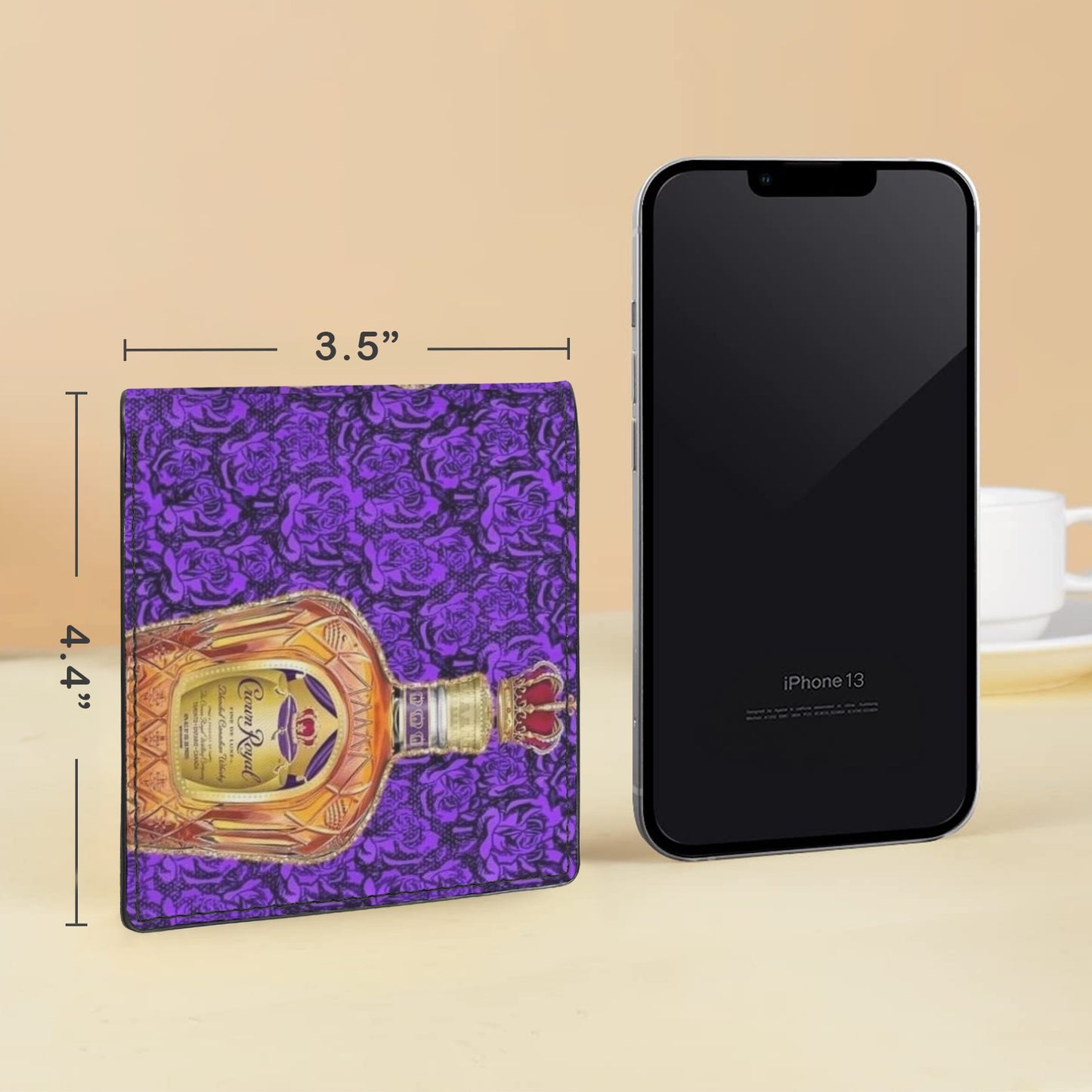 Crown Royal Unisex Bifold Wallet with Multi Slots