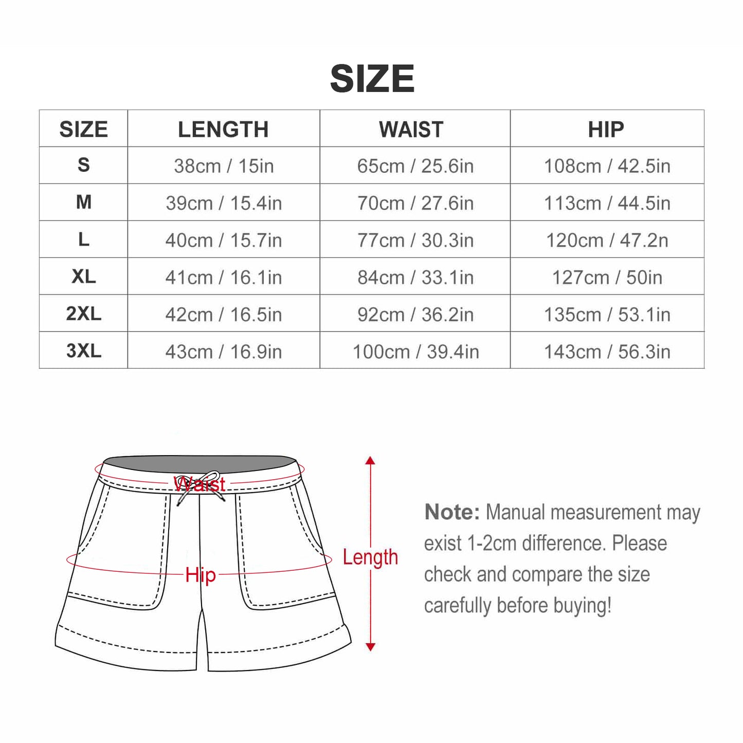 Black High-Waisted Loose Shorts