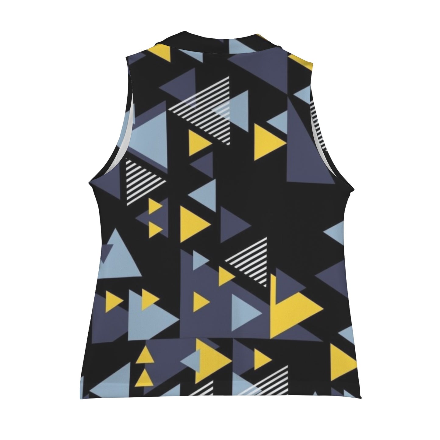 Triangle Angles Women's Sleeveless Blazer