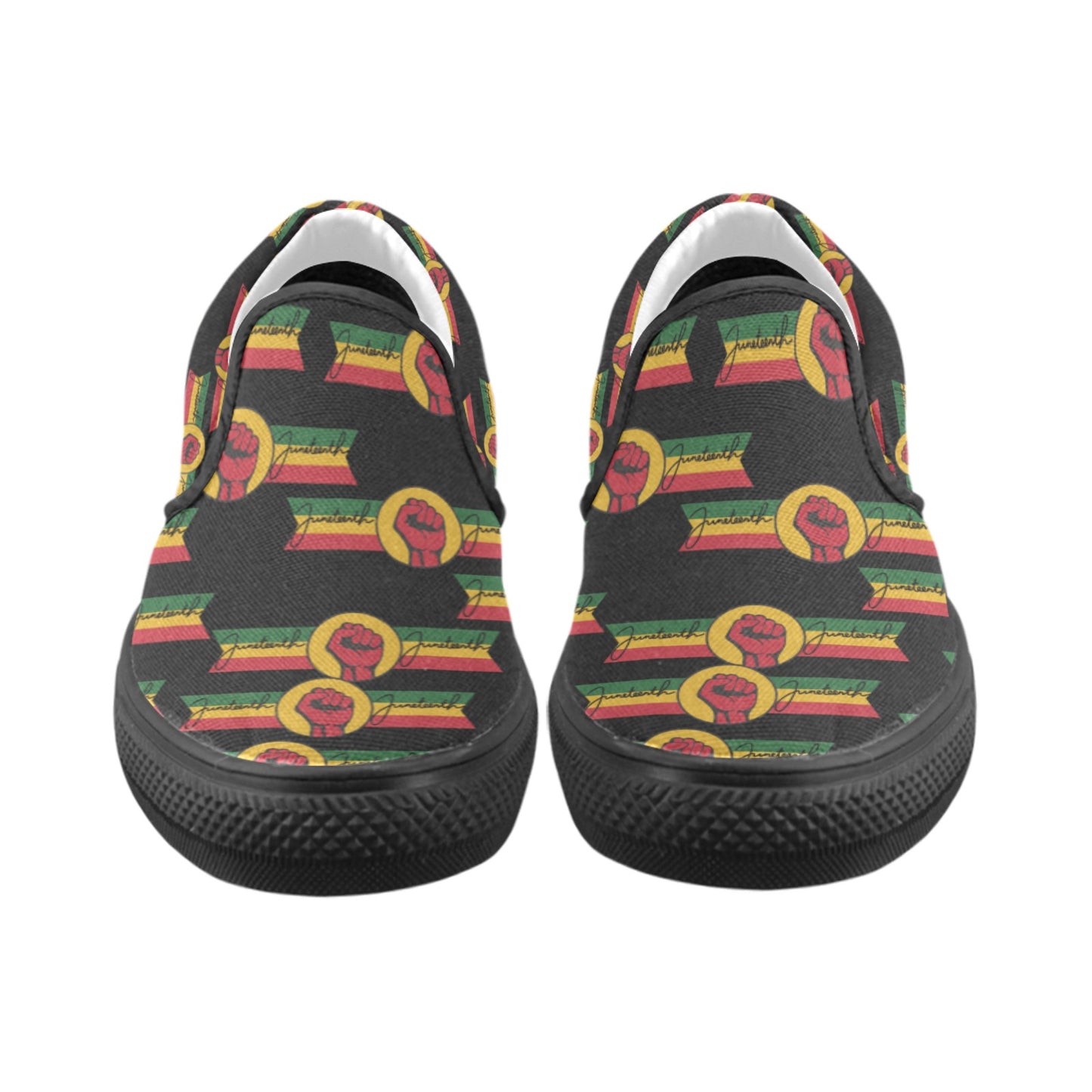 Juneteenth Women's Slip-on Shoes