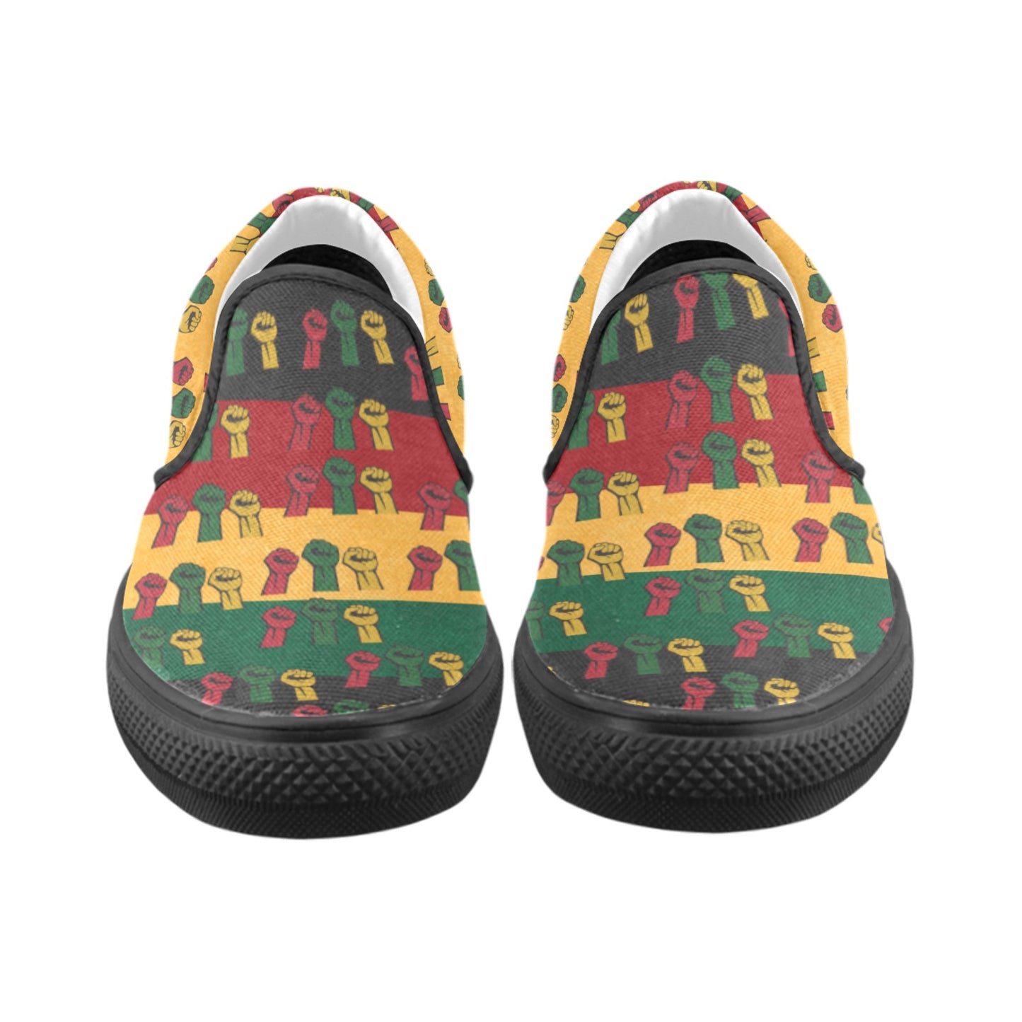 Fist of Unity Men's Slip-on Shoes