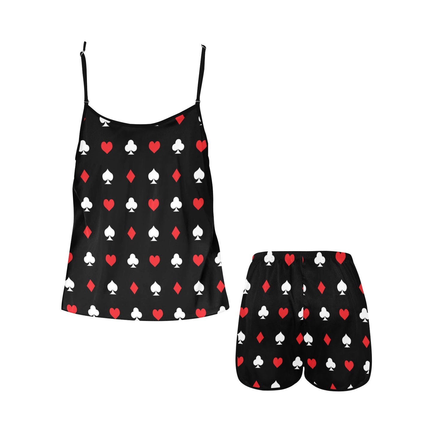 Full Deck Women's Spaghetti Strap Pajama Set