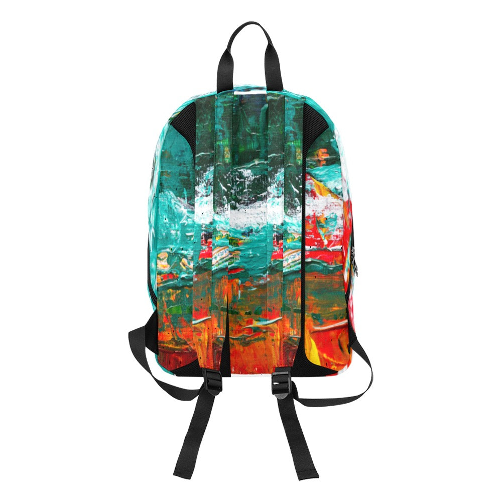 Painting Large Capacity Travel Backpack