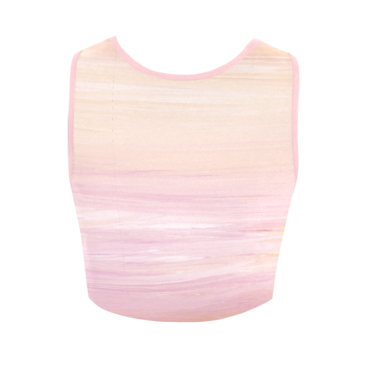 Peach Ombre Women's Crop Top