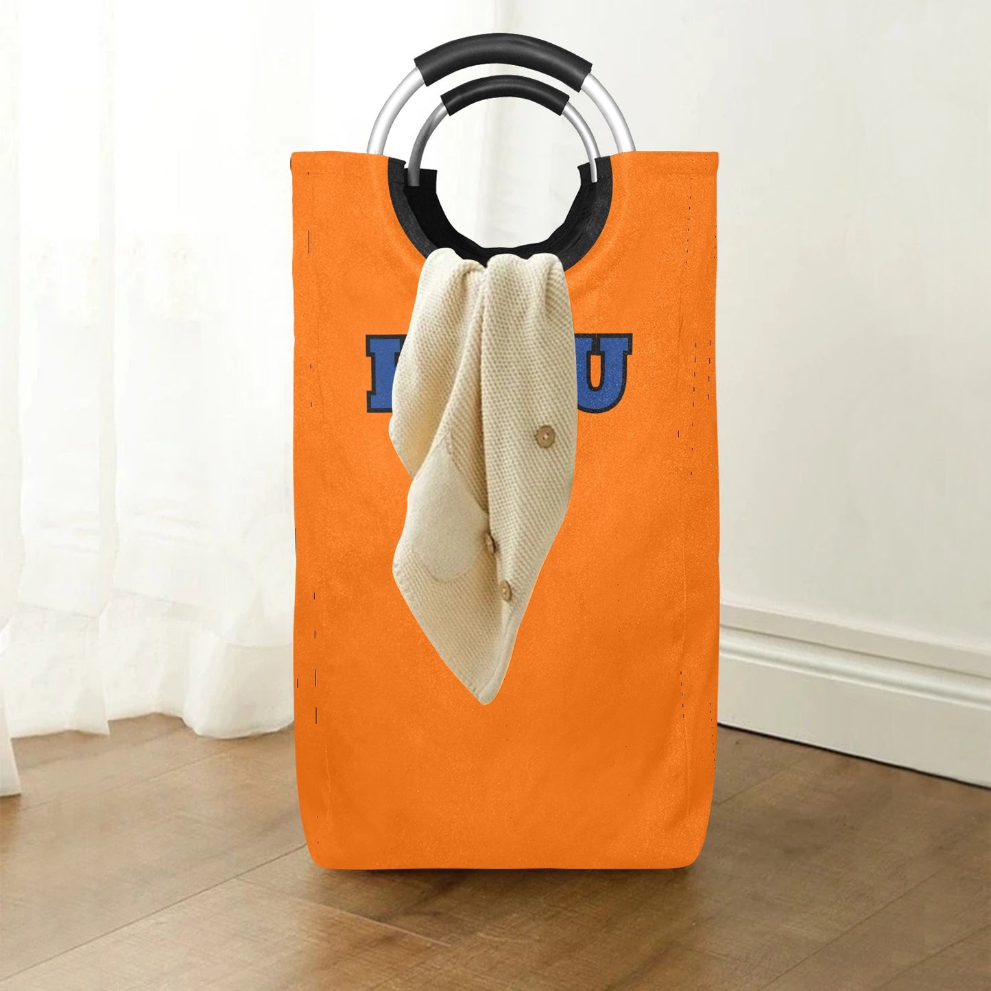 Orange & Blue HBCU Square Laundry Bag