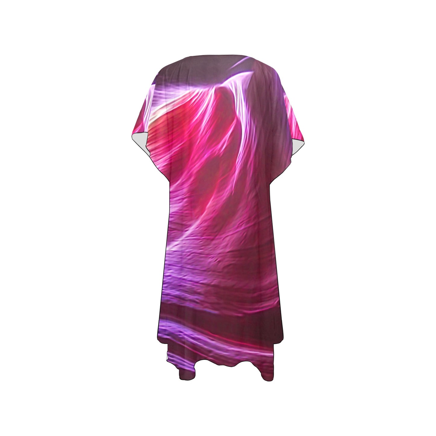Purple Winds Chiffon Cover Up