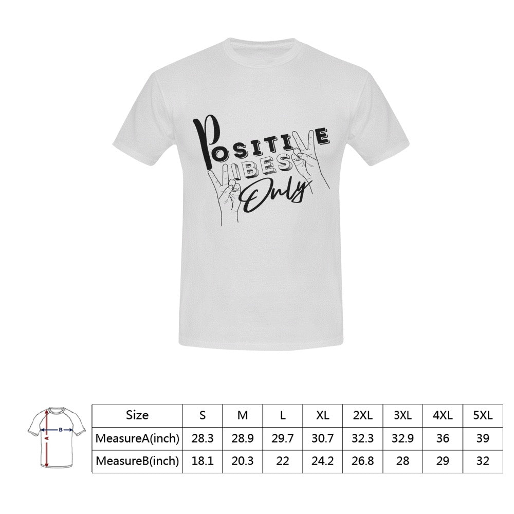 Positive Vibes Only Men's T-Shirt