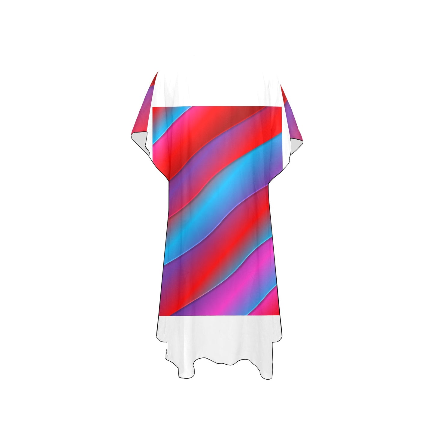 Red Brite Chiffon Cover Up