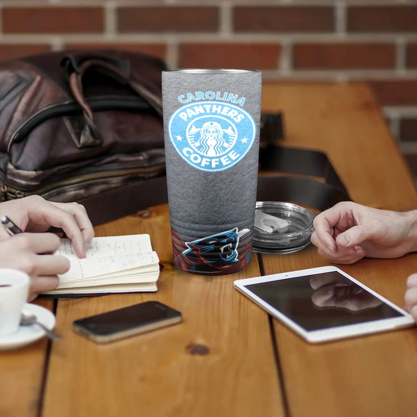 Panthers 20oz Insulated Stainless Steel Mobile Tumbler