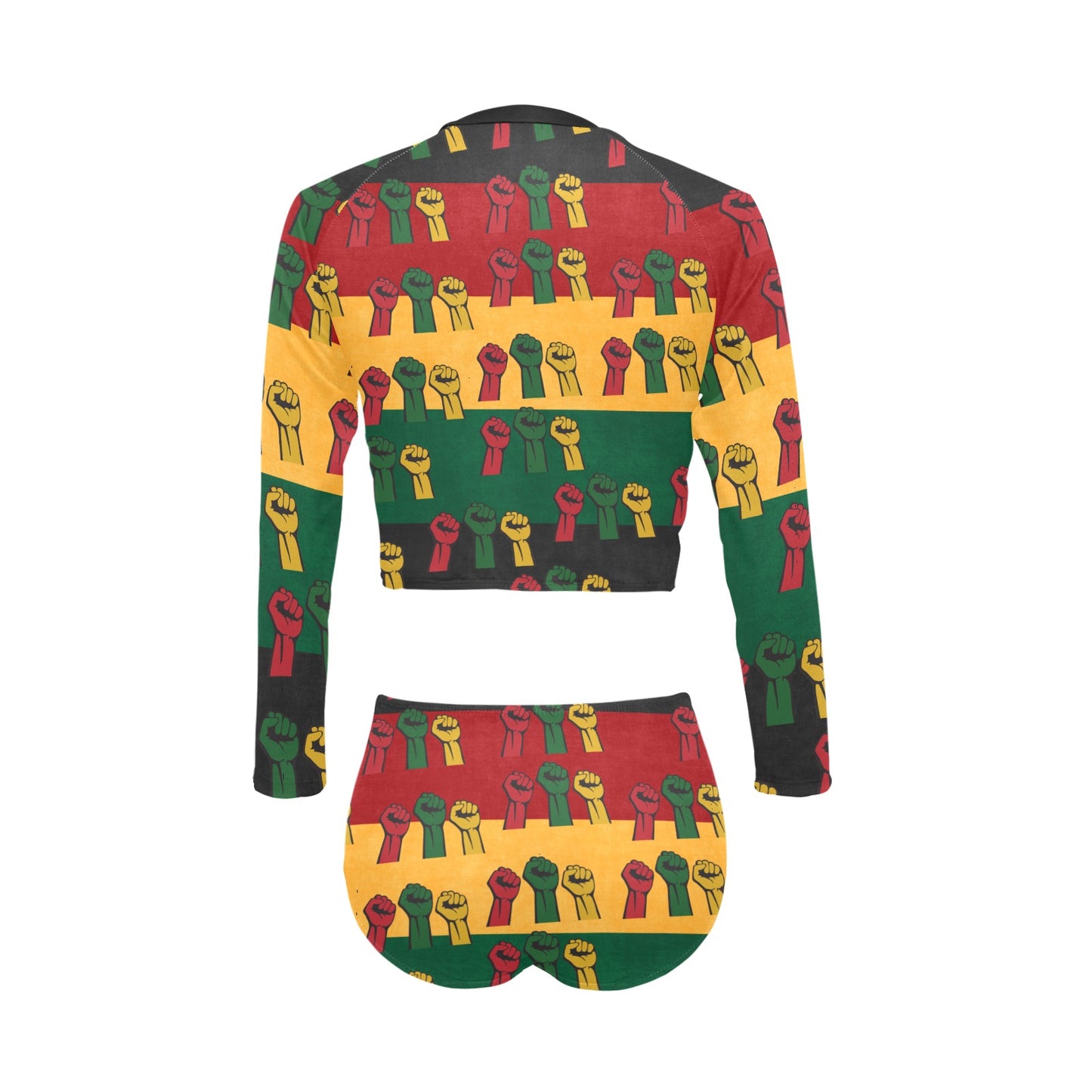 Fist of Unity Long Sleeve Bikini Set