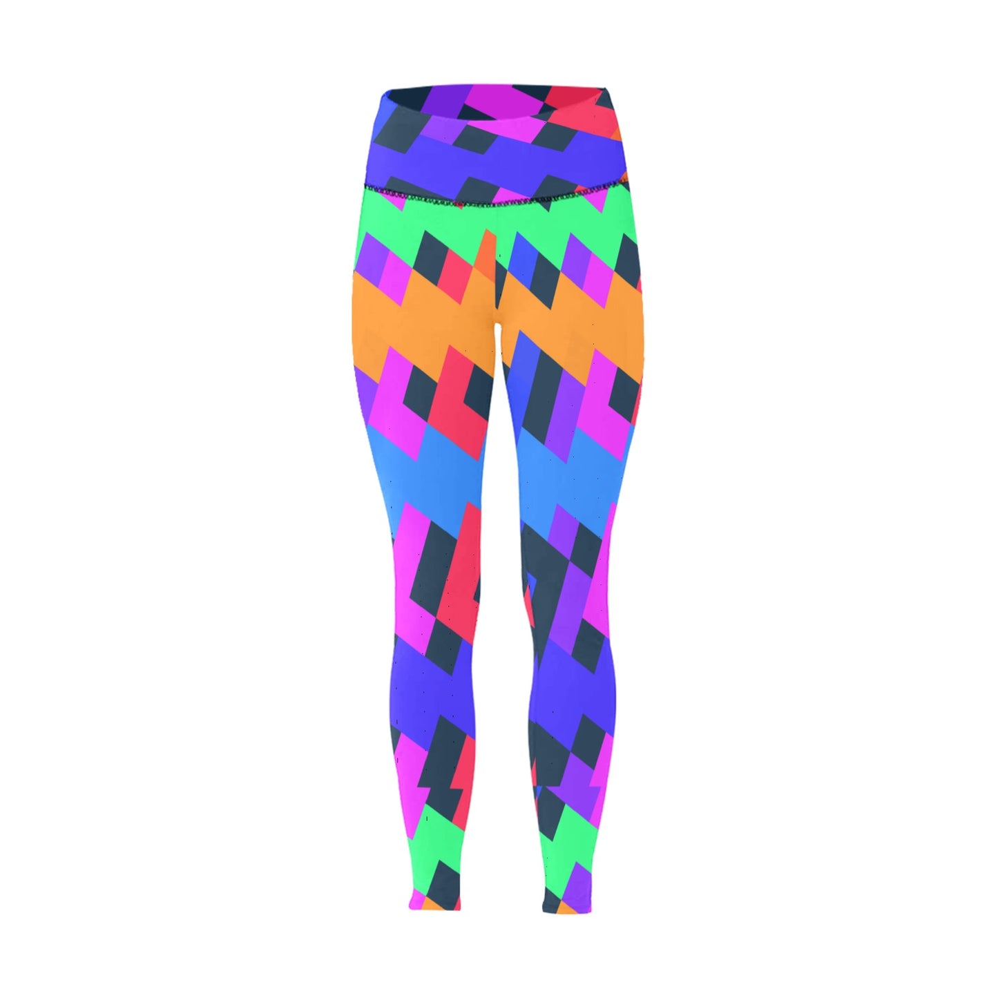 Bright Ziggy High-Waisted Leggings