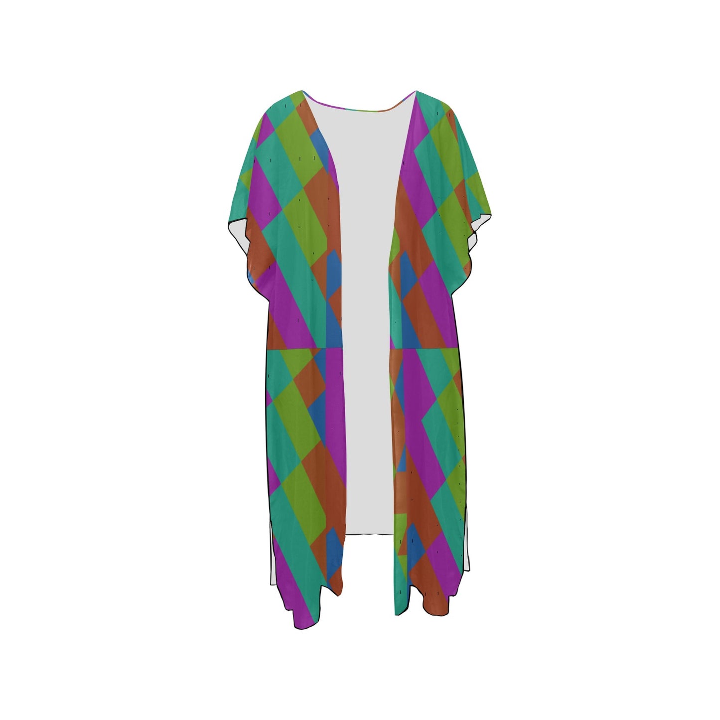 Purple Limewire Chiffon Cover Ups