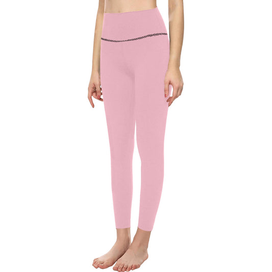 Powder Pink High-Waisted Leggings