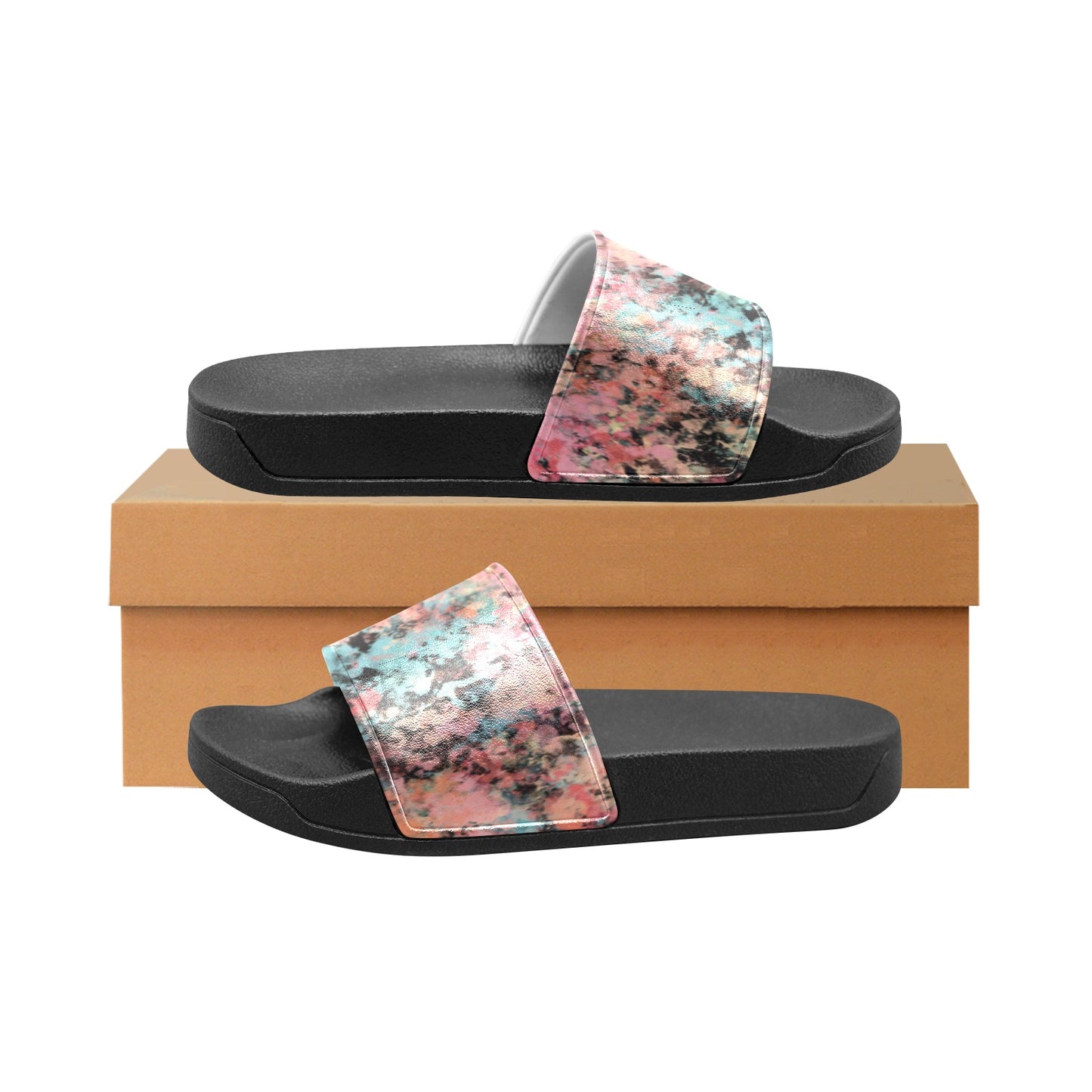 Peach Granite Kids' Slide Sandals