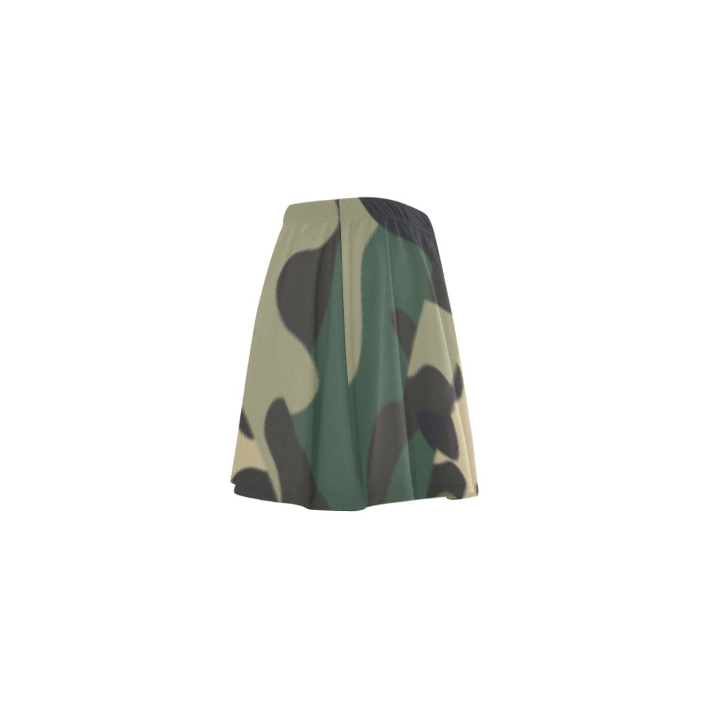 Army Fatigues Mini Skating Skirt