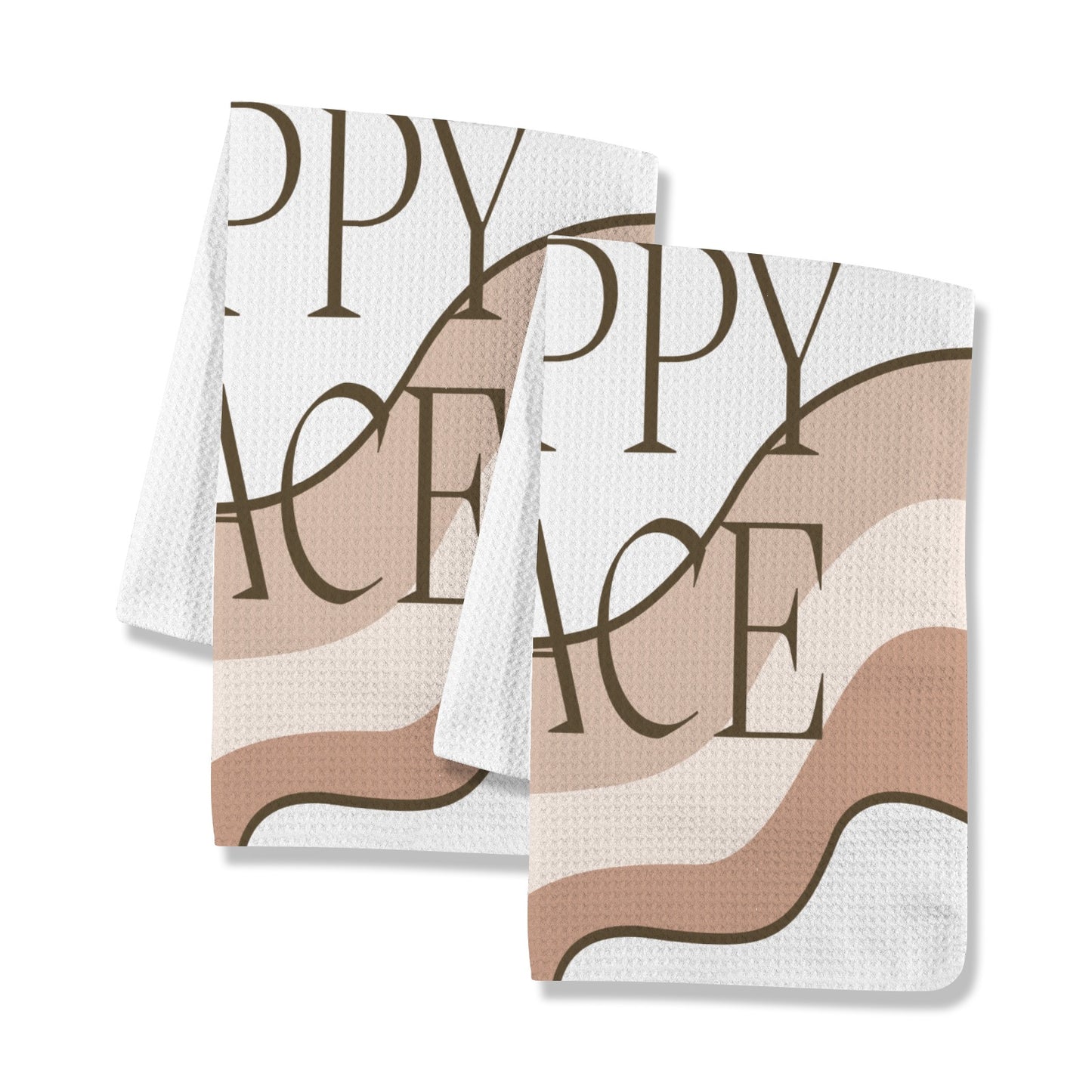 My Happy Place Kitchen Towel 40x60cm (One Side&2-Pack)