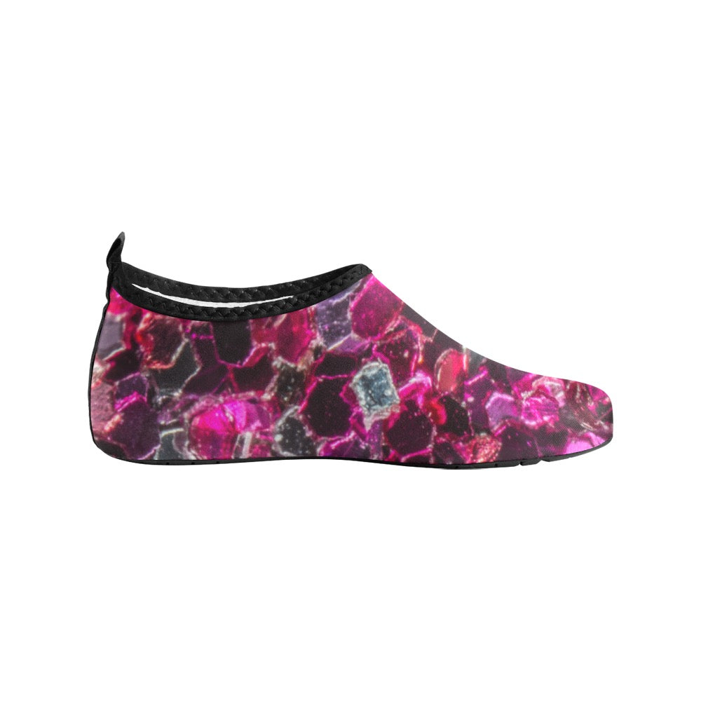 Pink Gem Kids' Slip-On Water Shoes