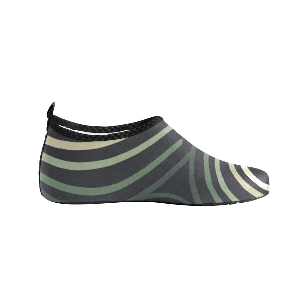 Green Lines Kids' Slip-On Water Shoes