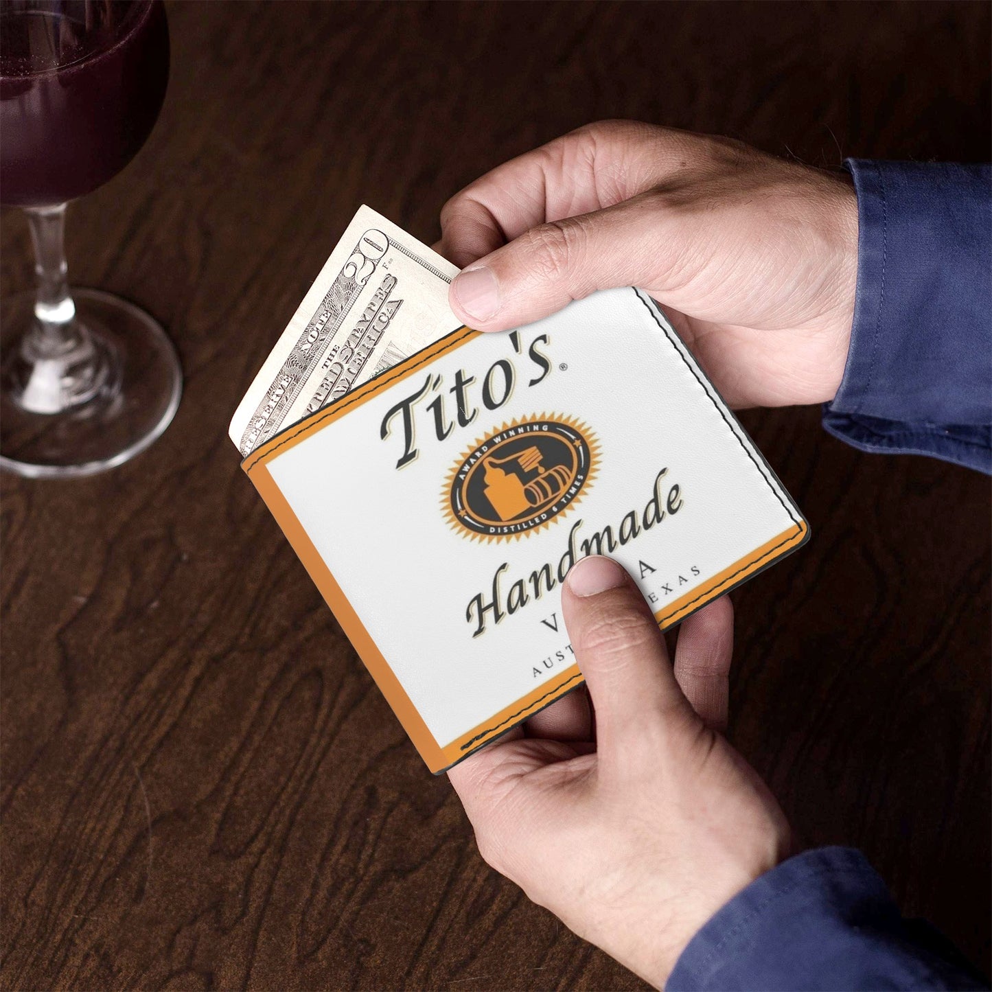 Tito’s Unisex Bifold Wallet with Multi Slots