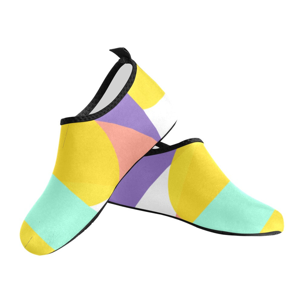 Colorful Circle Kids' Slip-On Water Shoes