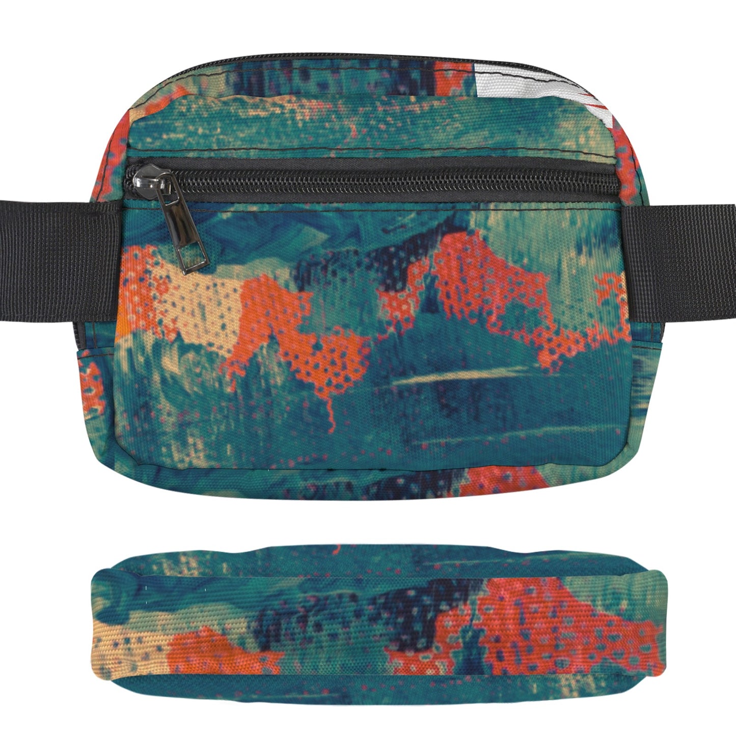 Fire Greenish Belt Bag-Small