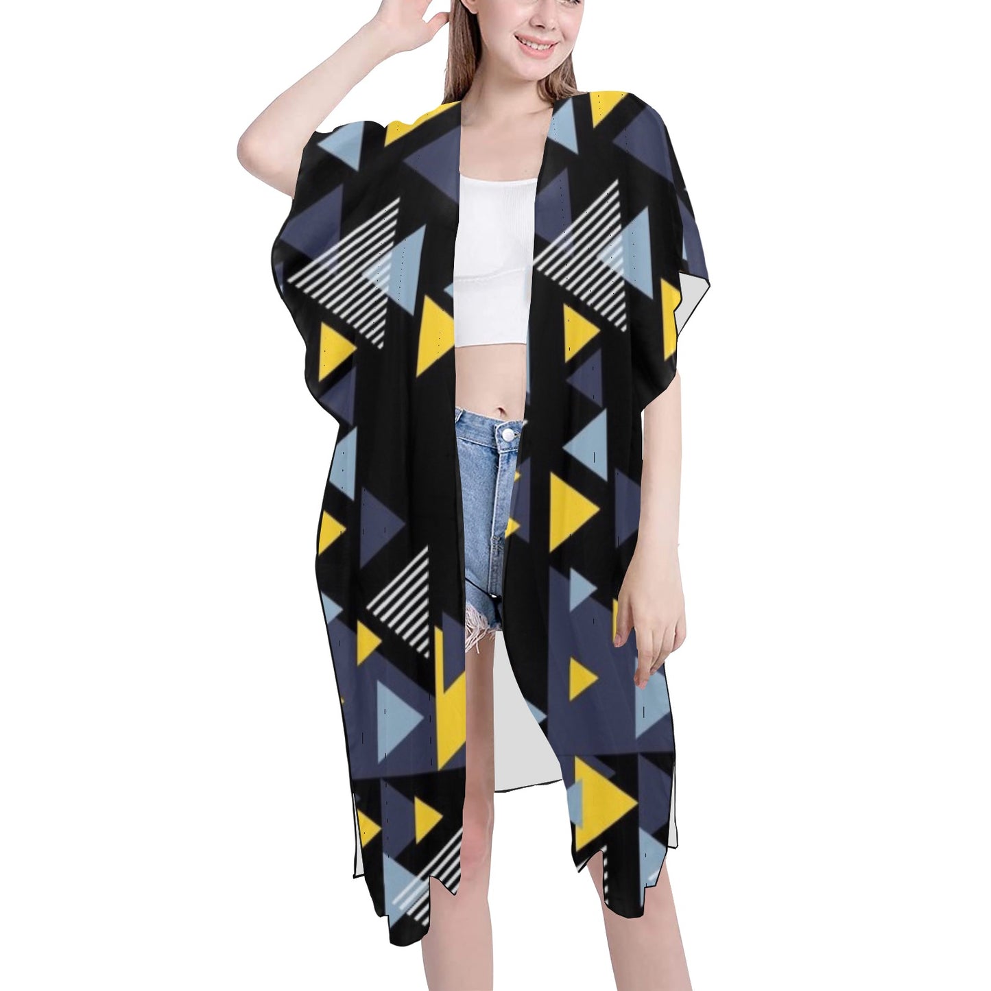 Triangle Angles Chiffon Cover Ups