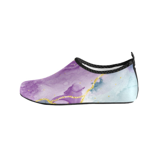 Purple Green Kids' Slip-On Water Shoes