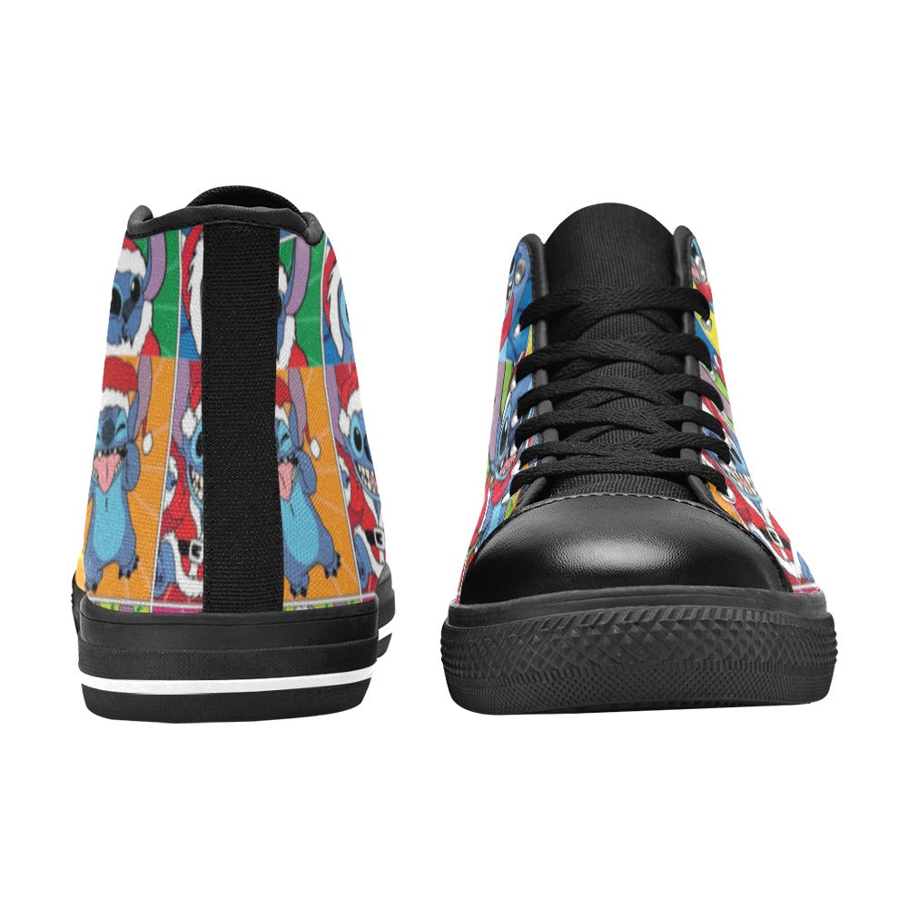 Christmas Lilo Kids' High Top Shoes