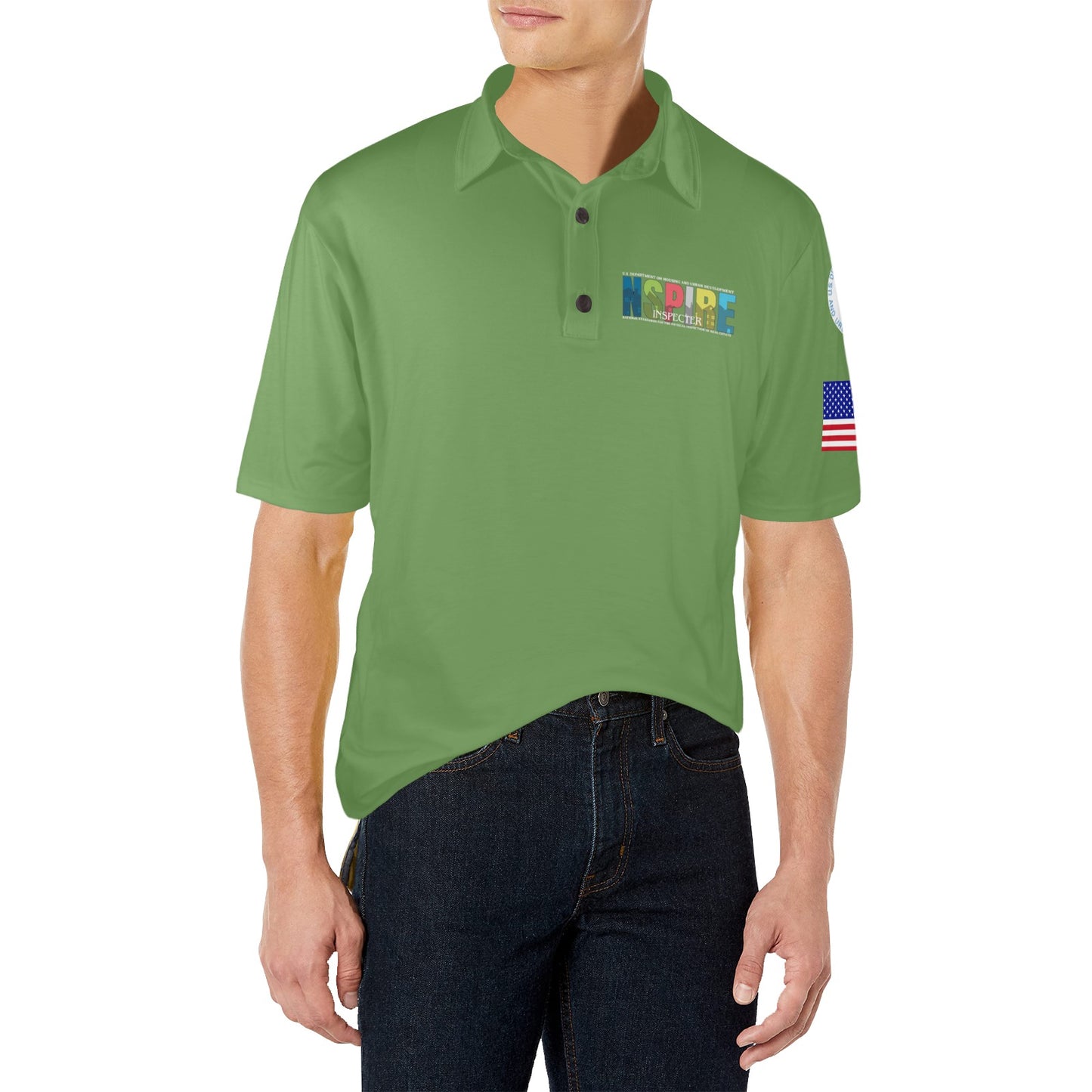 Light Green Men's Polo Shirt