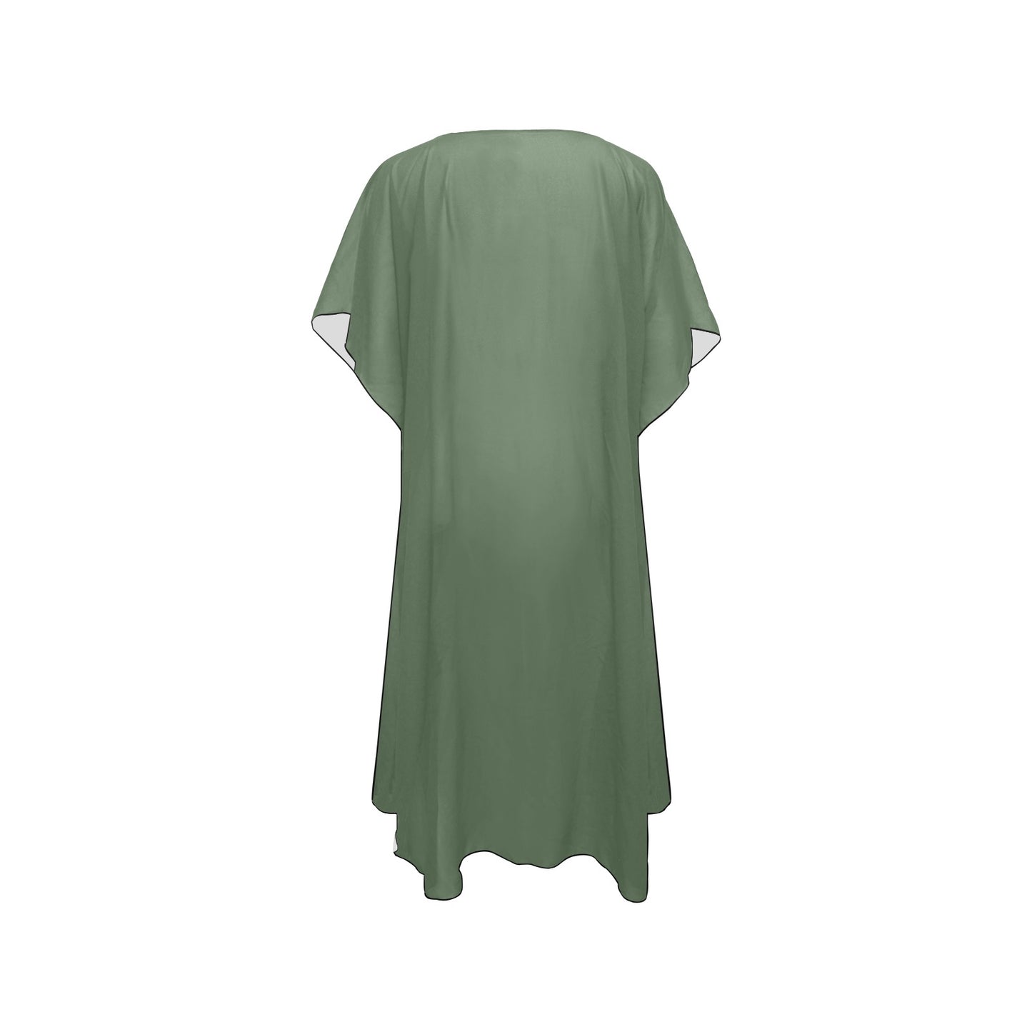 Army Green Chiffon Cover Ups