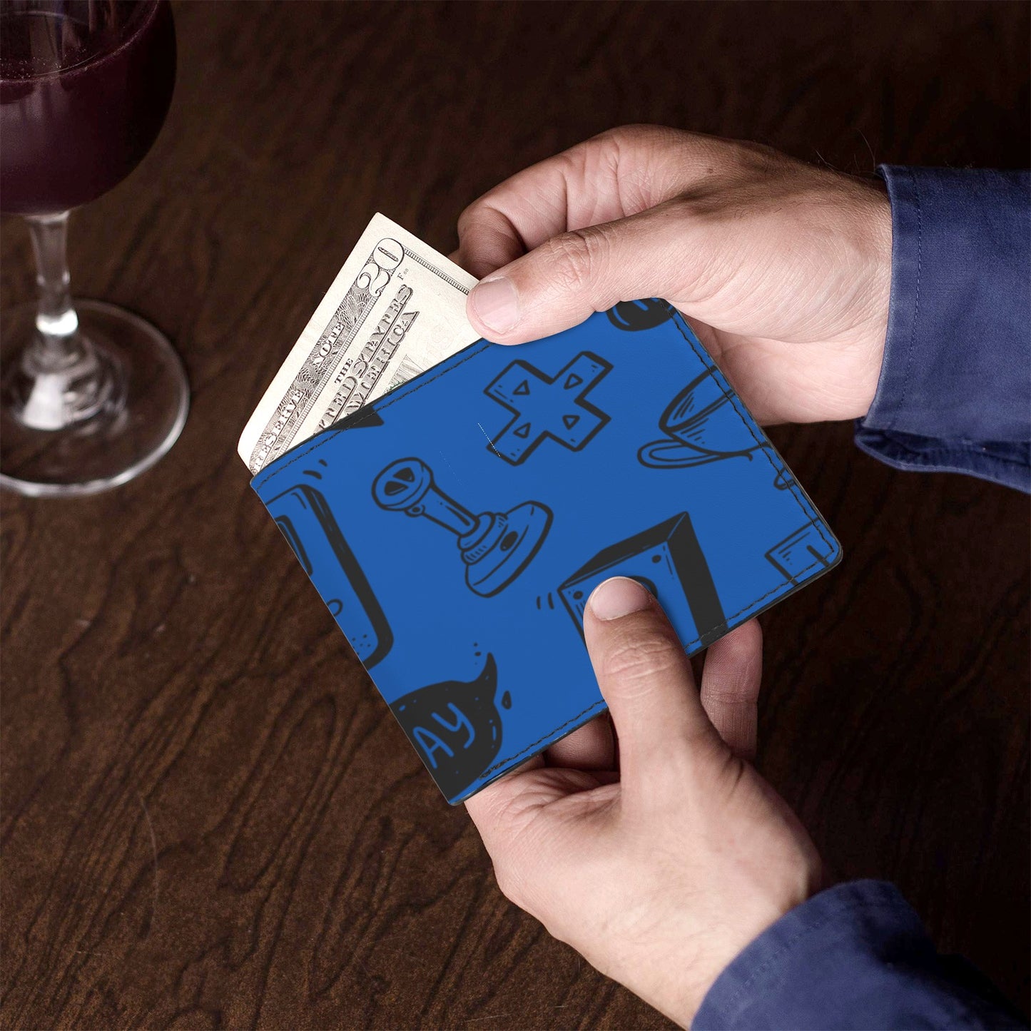 Gamer Unisex Bifold Wallet with Multi Slots