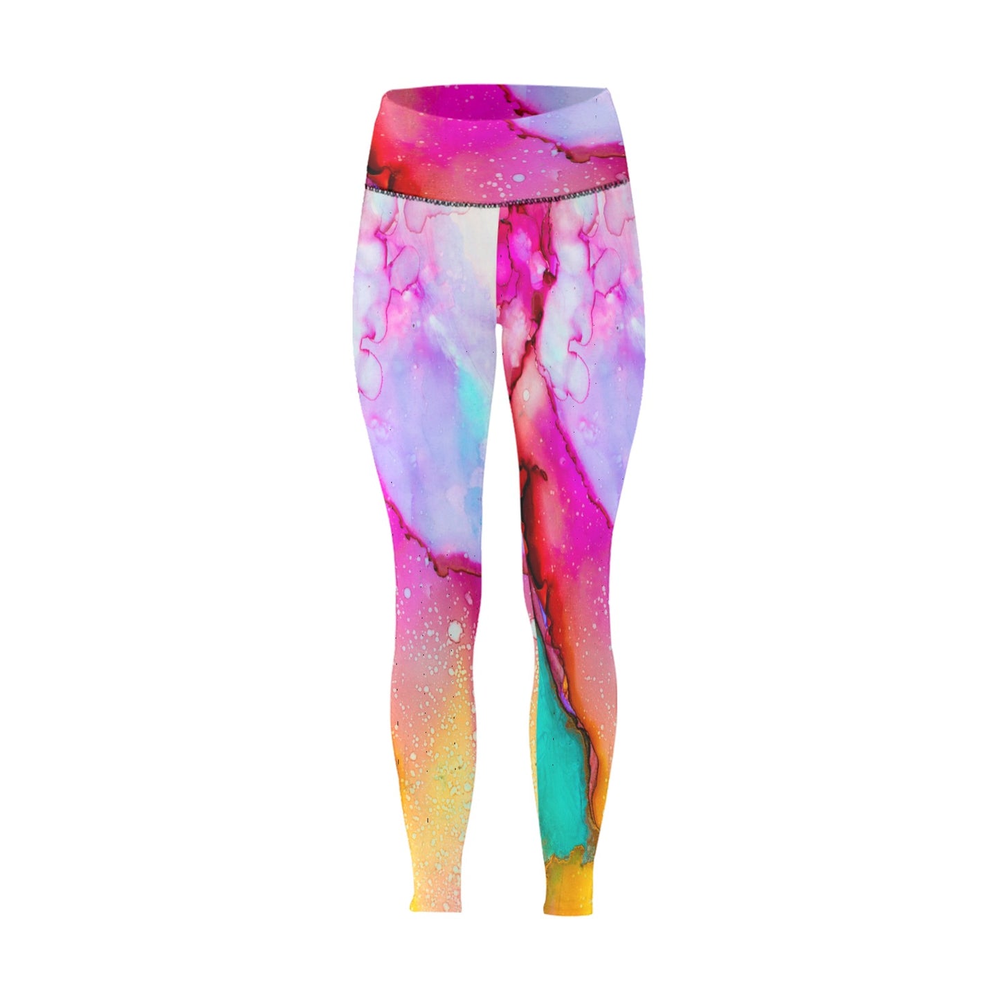 Color Blend High-Waisted Leggings