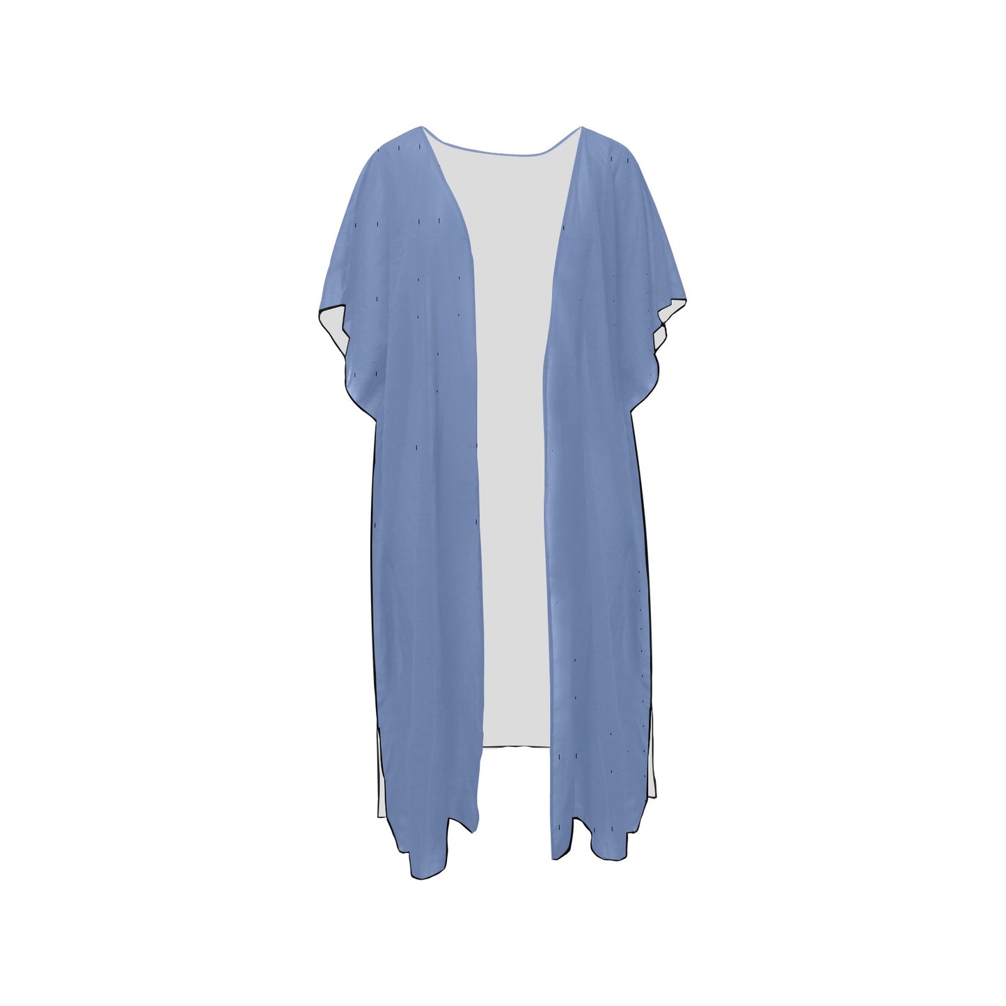 Powder Blue Chiffon Cover Ups