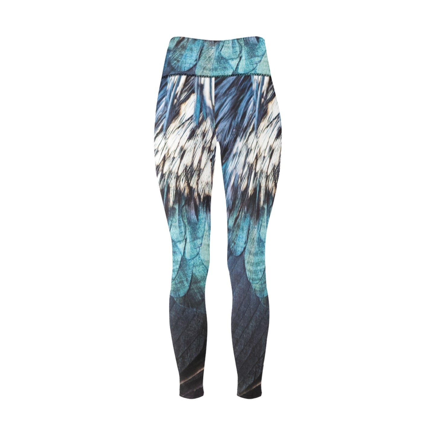 Feathers Women's High-Waisted Leggings