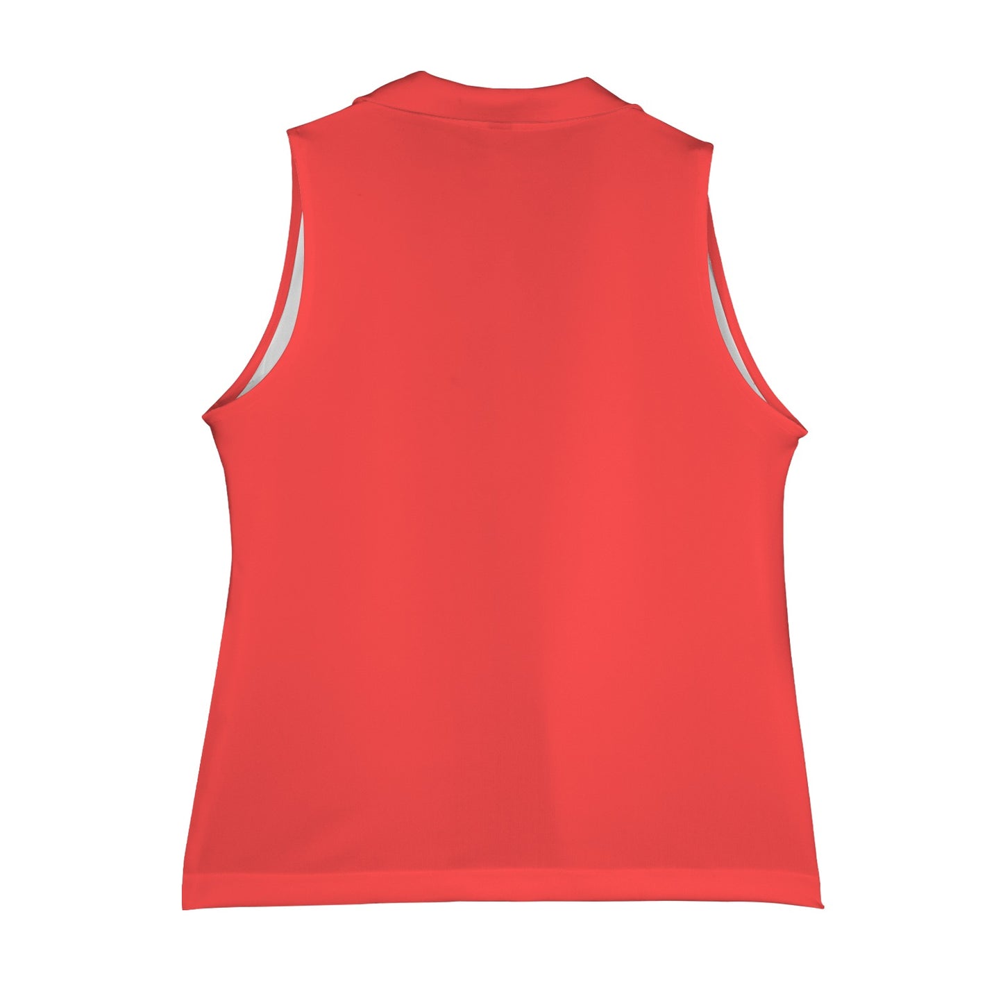 Red Women's Sleeveless Blazer